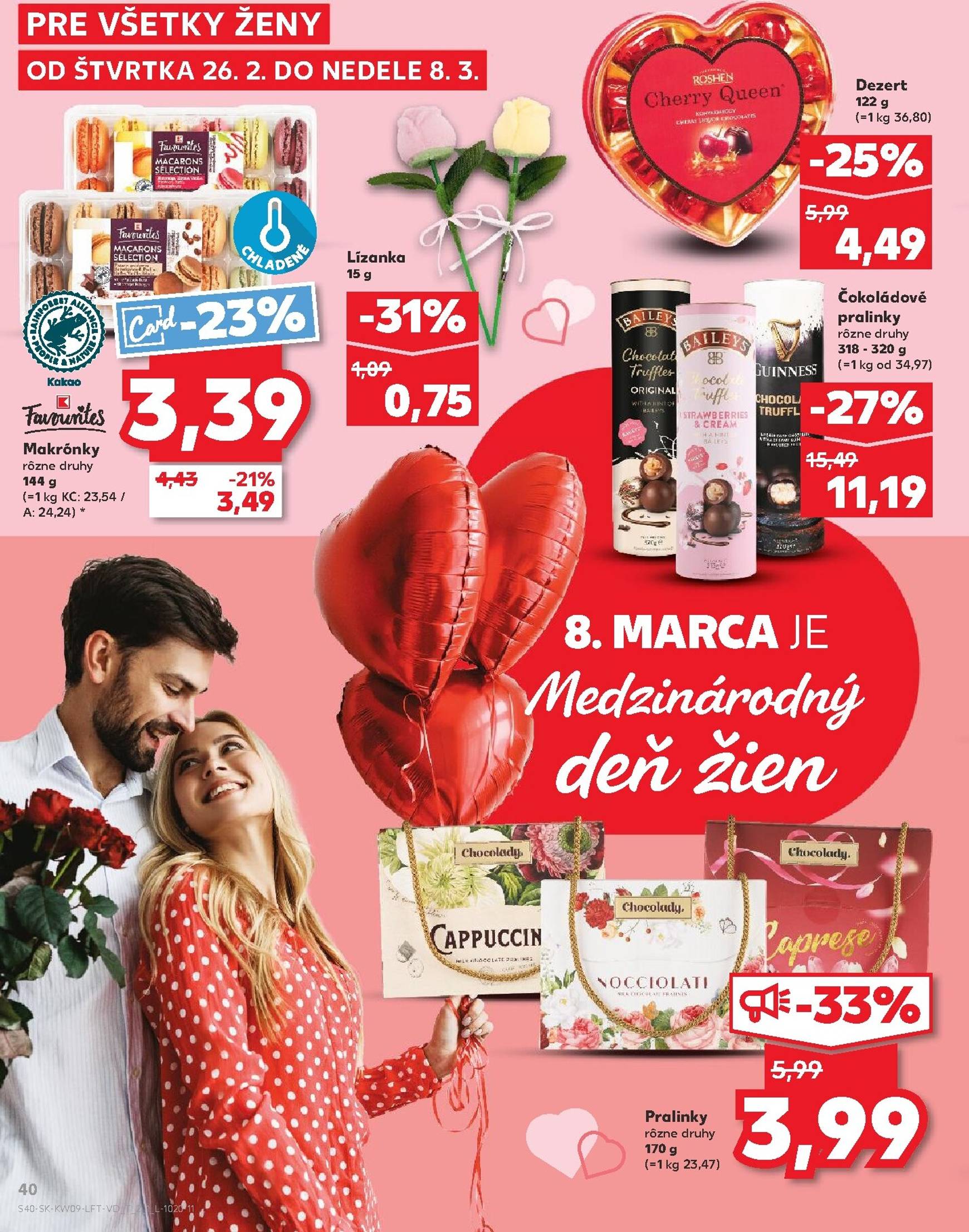 Page 40 of Aktuálny kaufland leták platný od štvrtka 26.02 do 04.03