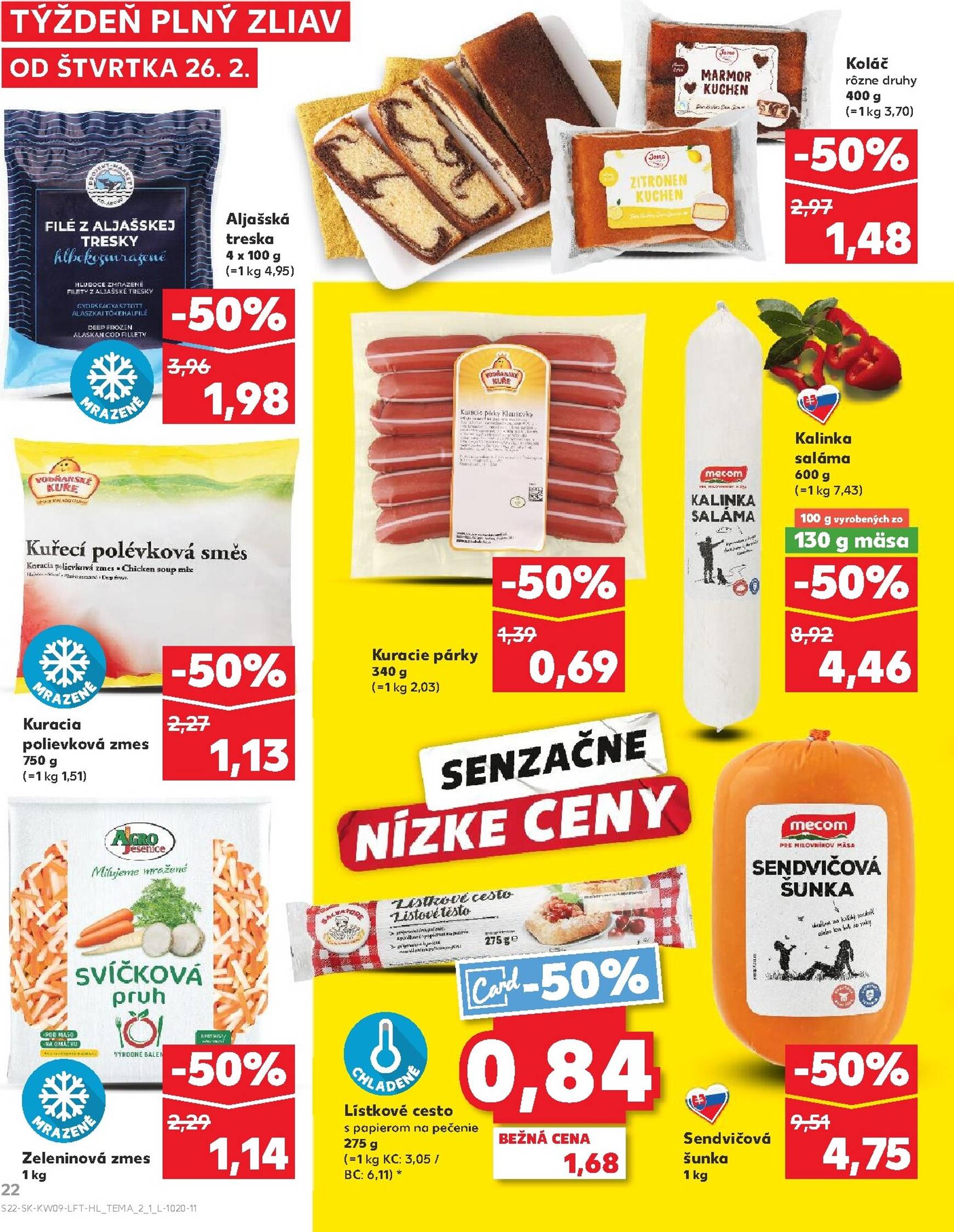 Page 22 of Aktuálny kaufland leták platný od štvrtka 26.02 do 04.03