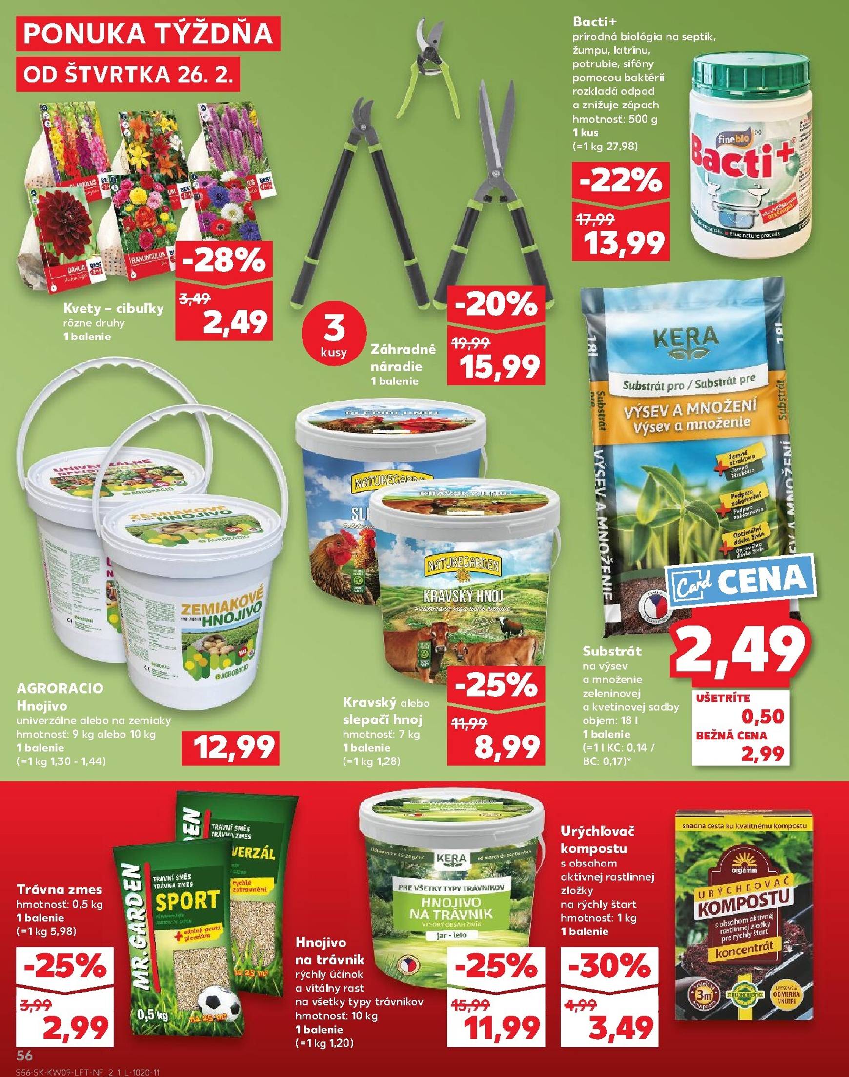 Page 56 of Aktuálny kaufland leták platný od štvrtka 26.02 do 04.03