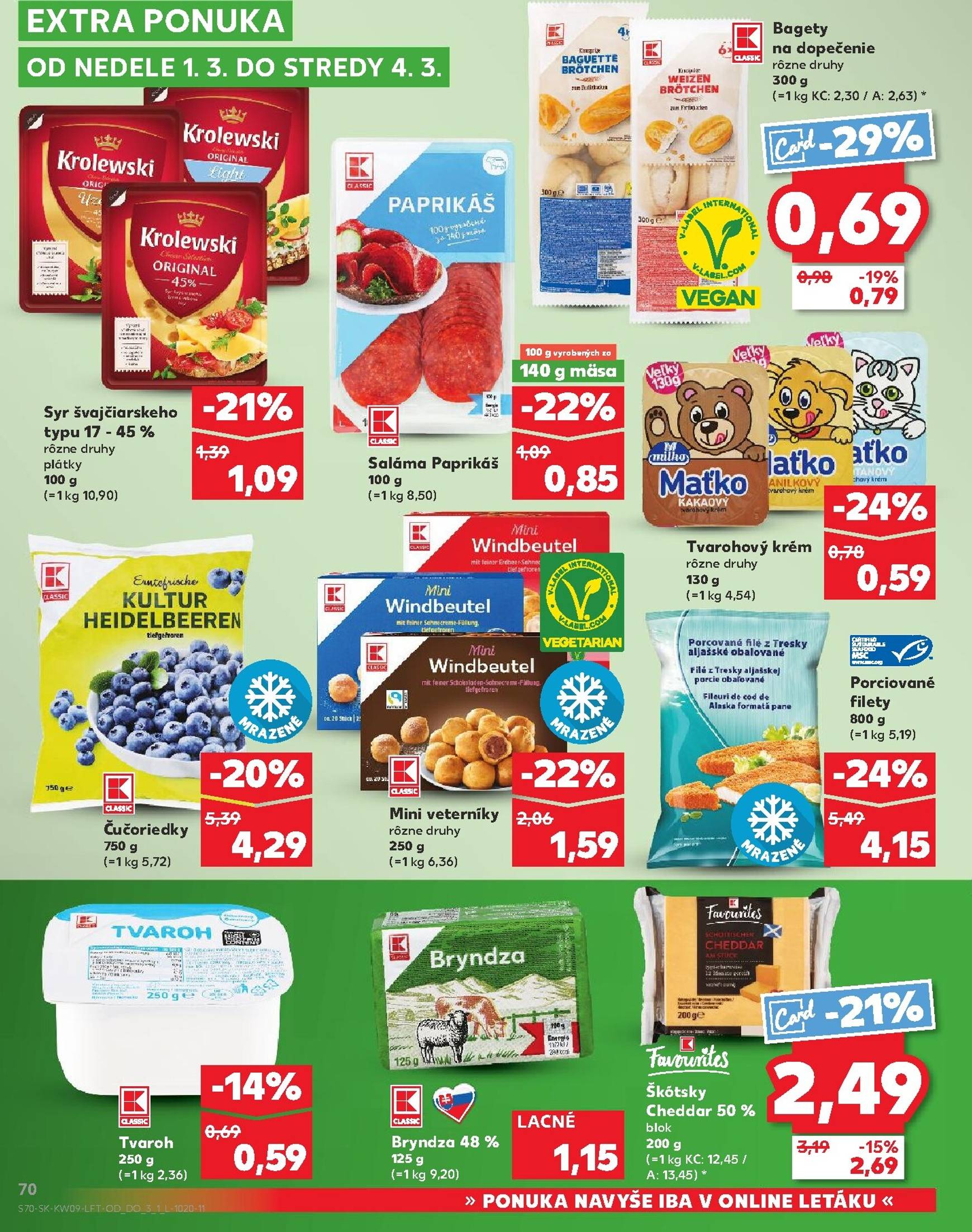 Page 70 of Aktuálny kaufland leták platný od štvrtka 26.02 do 04.03