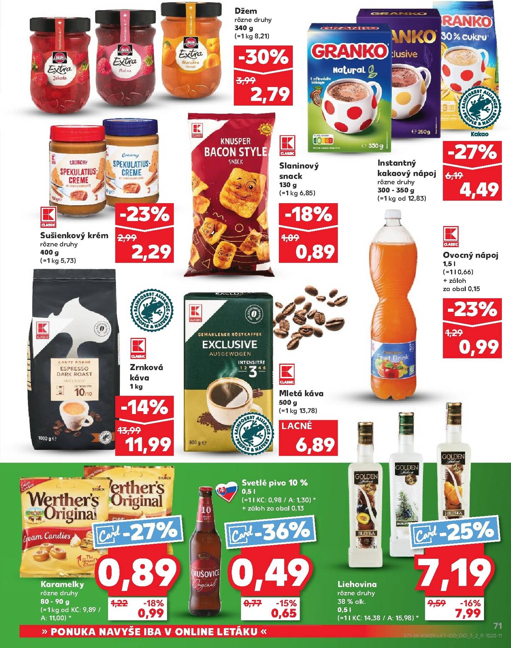 Page 71 of Aktuálny kaufland leták platný od štvrtka 26.02 do 04.03