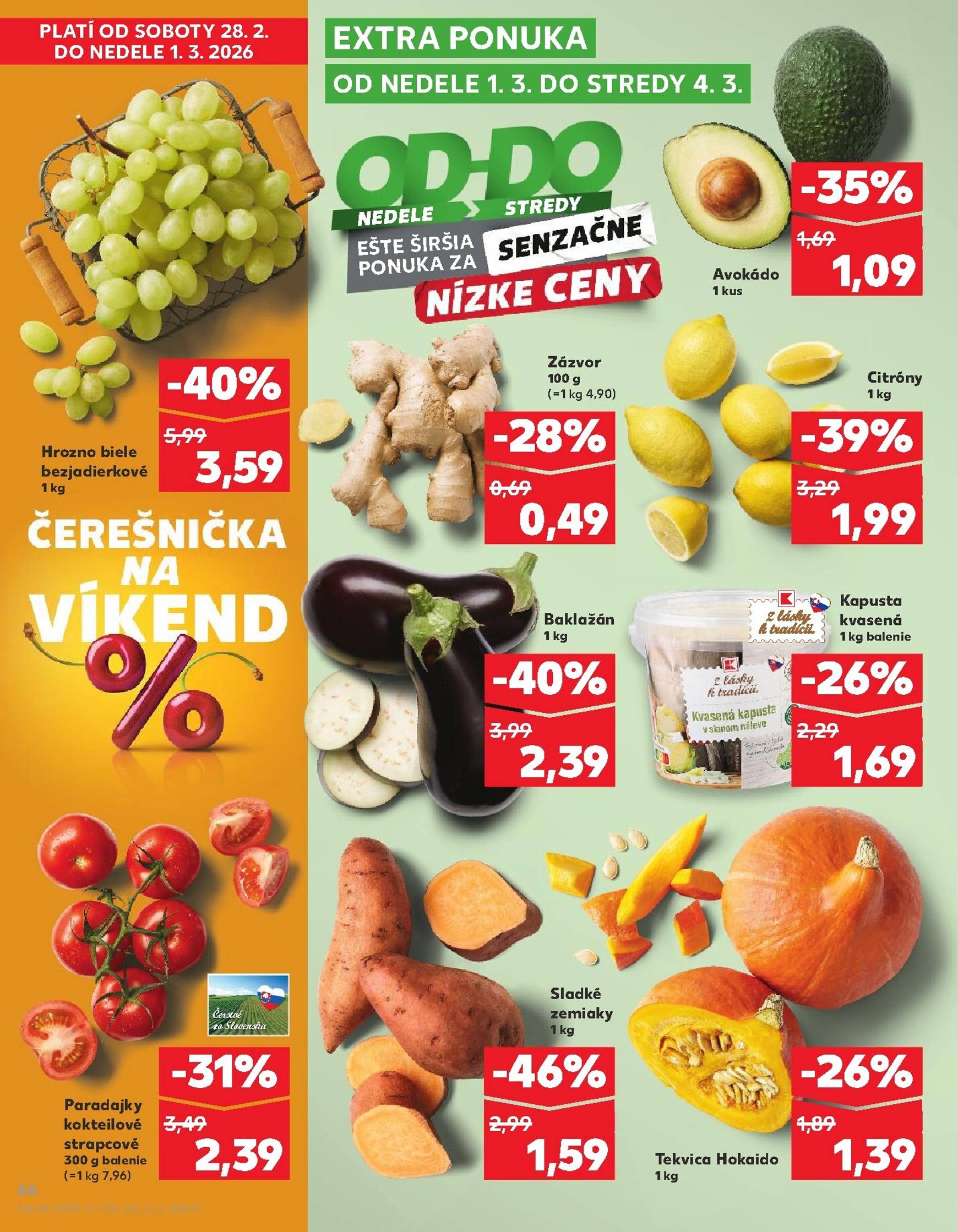 Page 66 of Aktuálny kaufland leták platný od štvrtka 26.02 do 04.03