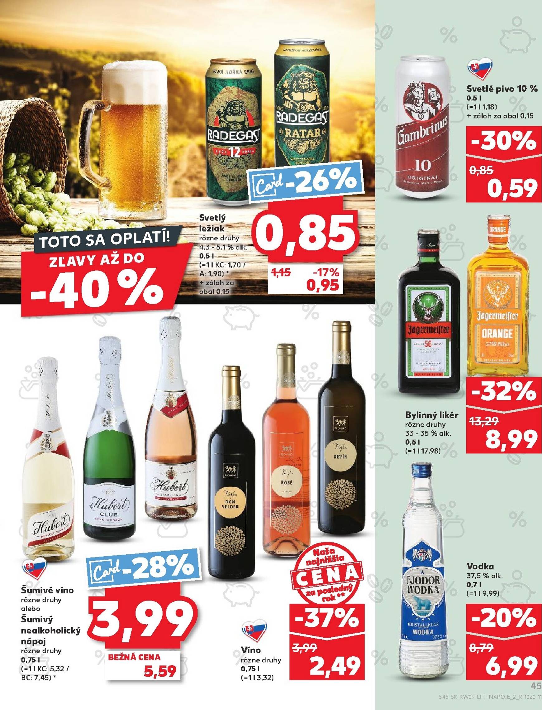 Page 45 of Aktuálny kaufland leták platný od štvrtka 26.02 do 04.03