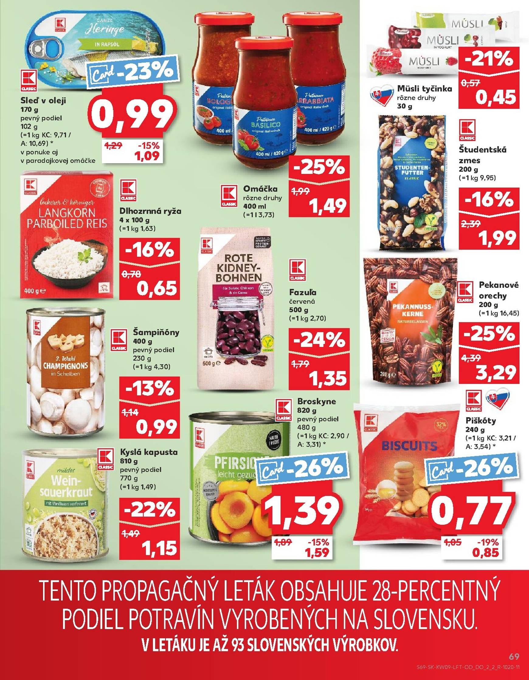Page 69 of Aktuálny kaufland leták platný od štvrtka 26.02 do 04.03