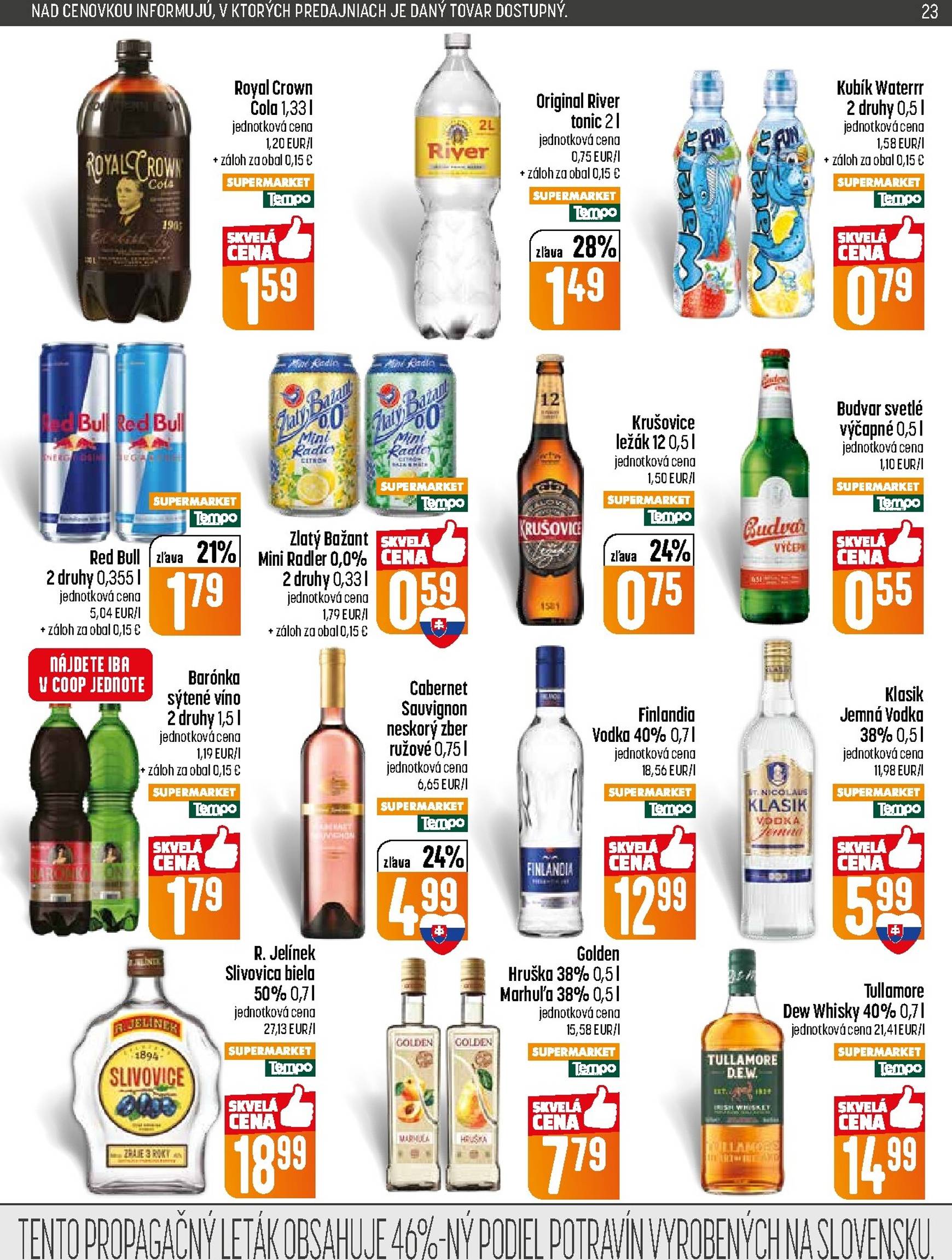 Page 23 of Aktuálny coop-jednota leták platný od štvrtka 26.02 do 04.03
