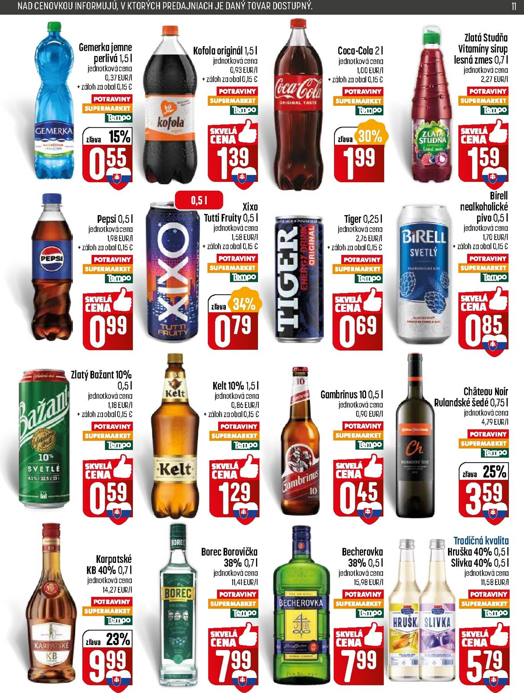 Page 11 of Aktuálny coop-jednota leták platný od štvrtka 26.02 do 04.03