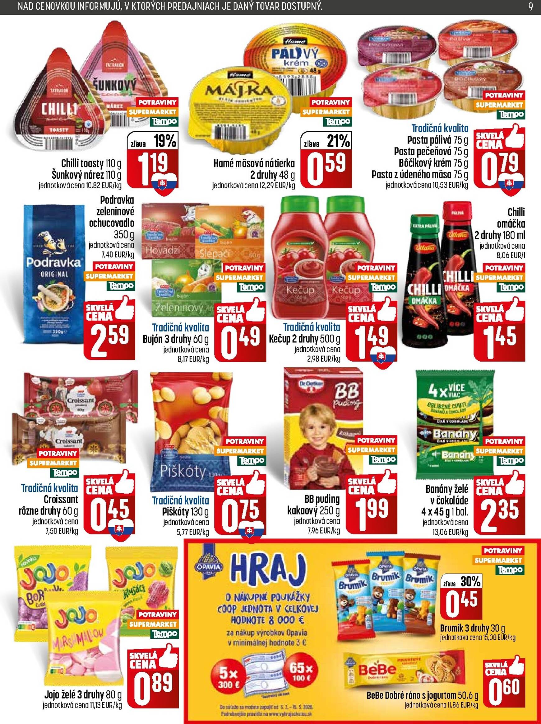 Page 9 of Aktuálny coop-jednota leták platný od štvrtka 26.02 do 04.03