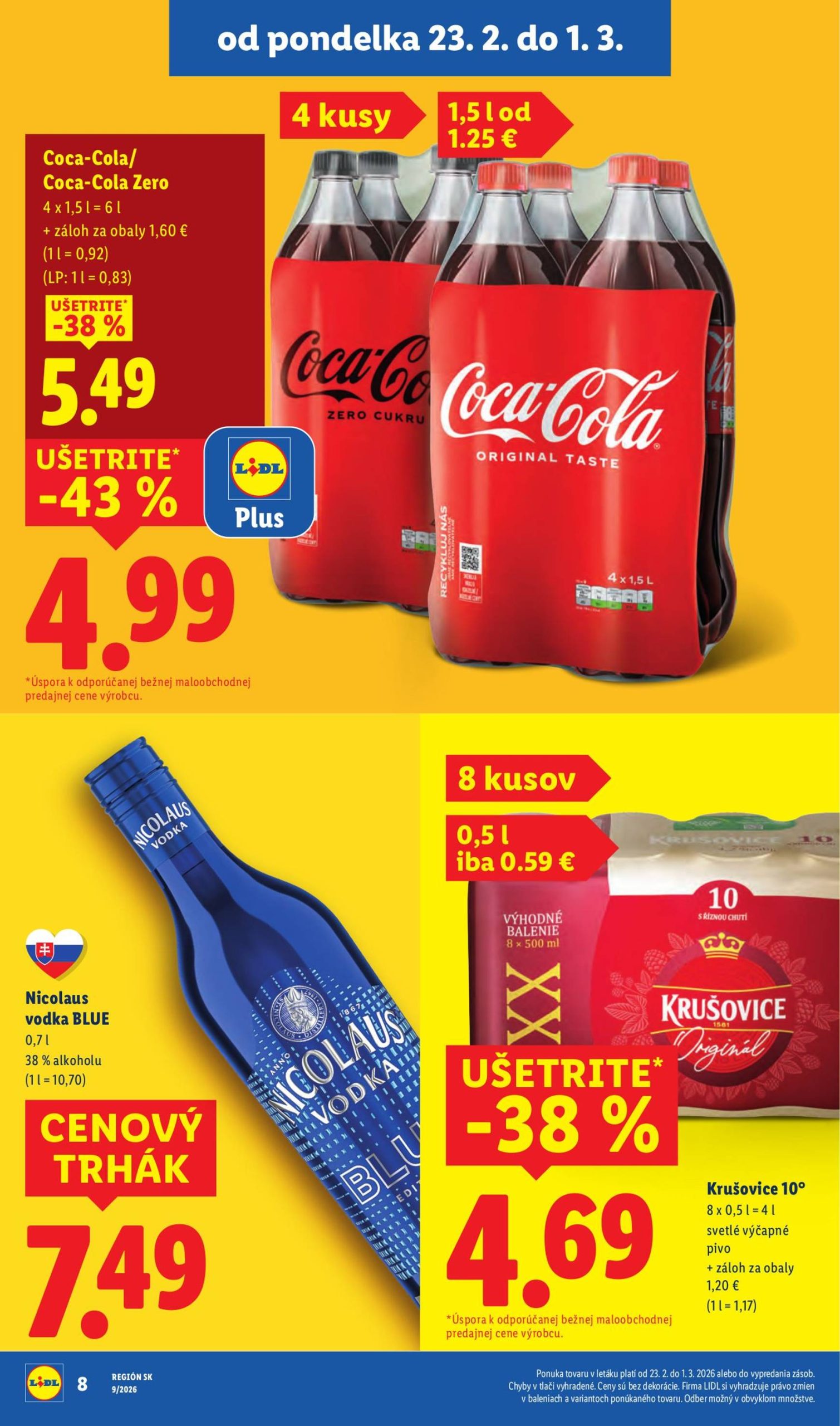 Page 8 of Aktuálny lidl leták platný od štvrtka 26.02 do 01.03