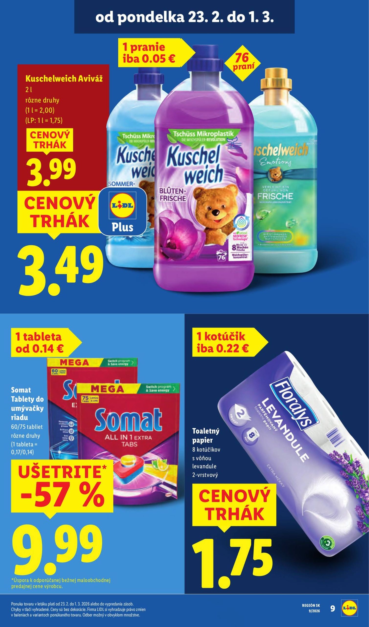Page 9 of Aktuálny lidl leták platný od štvrtka 26.02 do 01.03