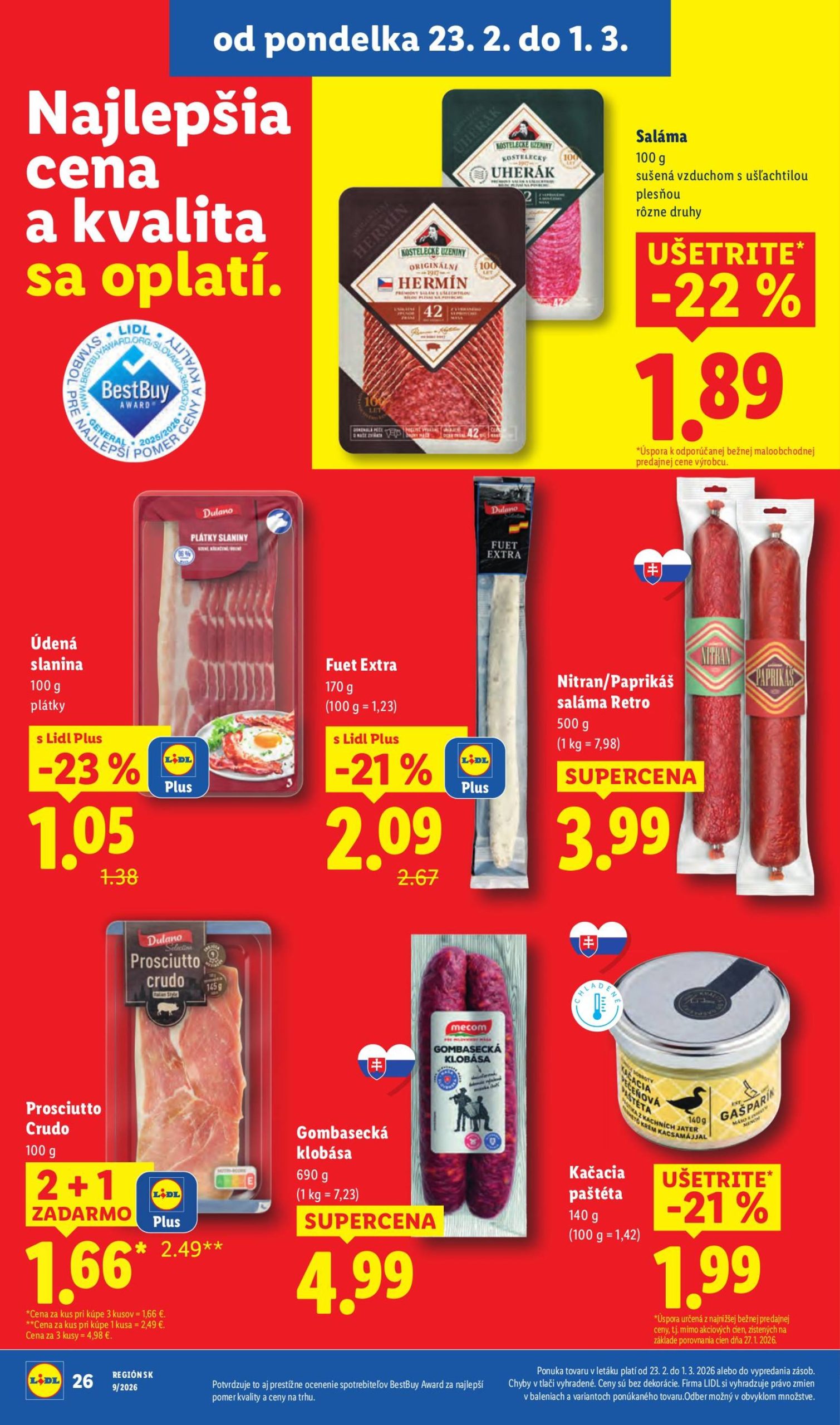 Page 68 of Aktuálny lidl leták platný od štvrtka 26.02 do 01.03