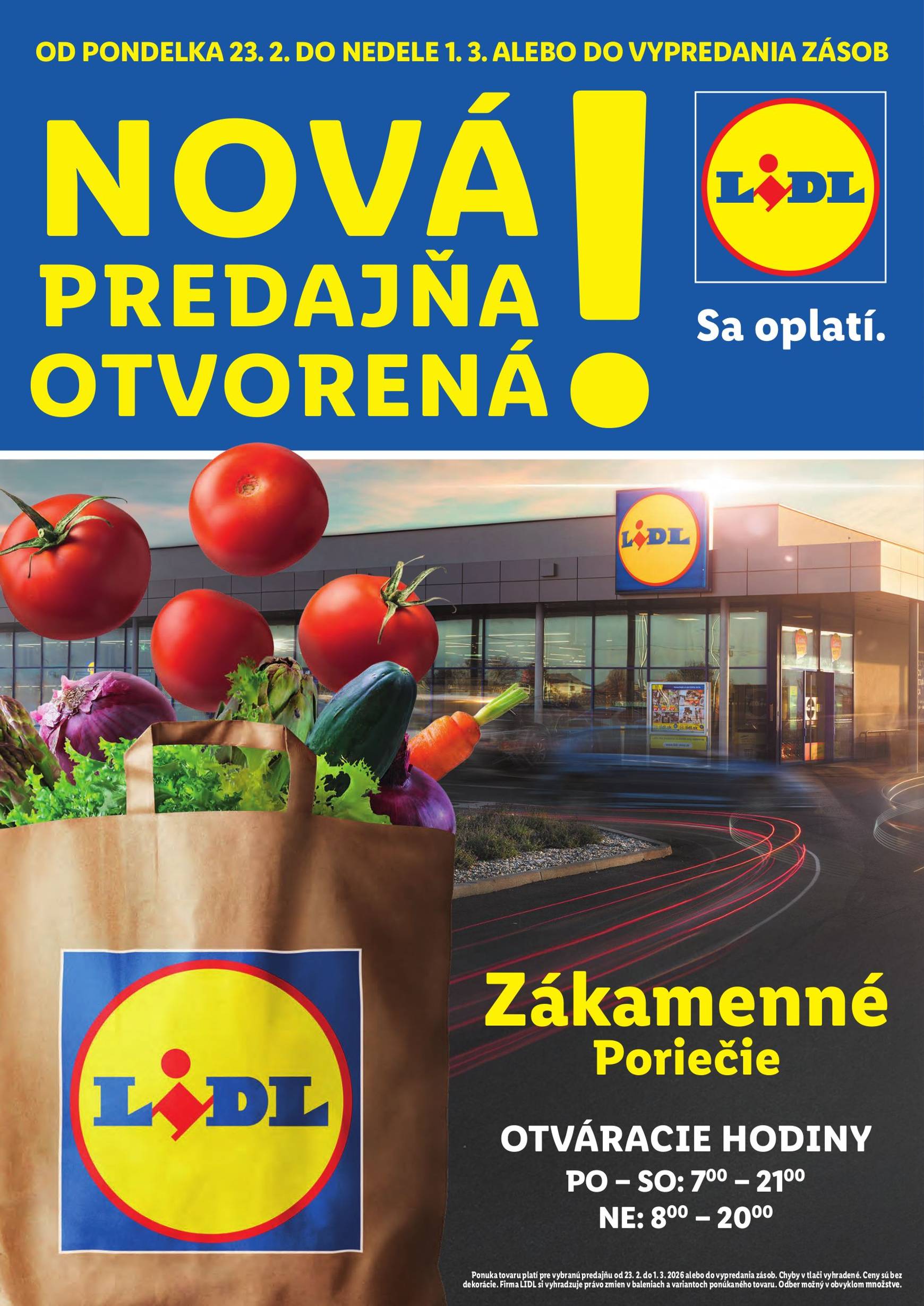 Page 1 of Aktuálny lidl leták platný od pondelka 23.02 do 01.03