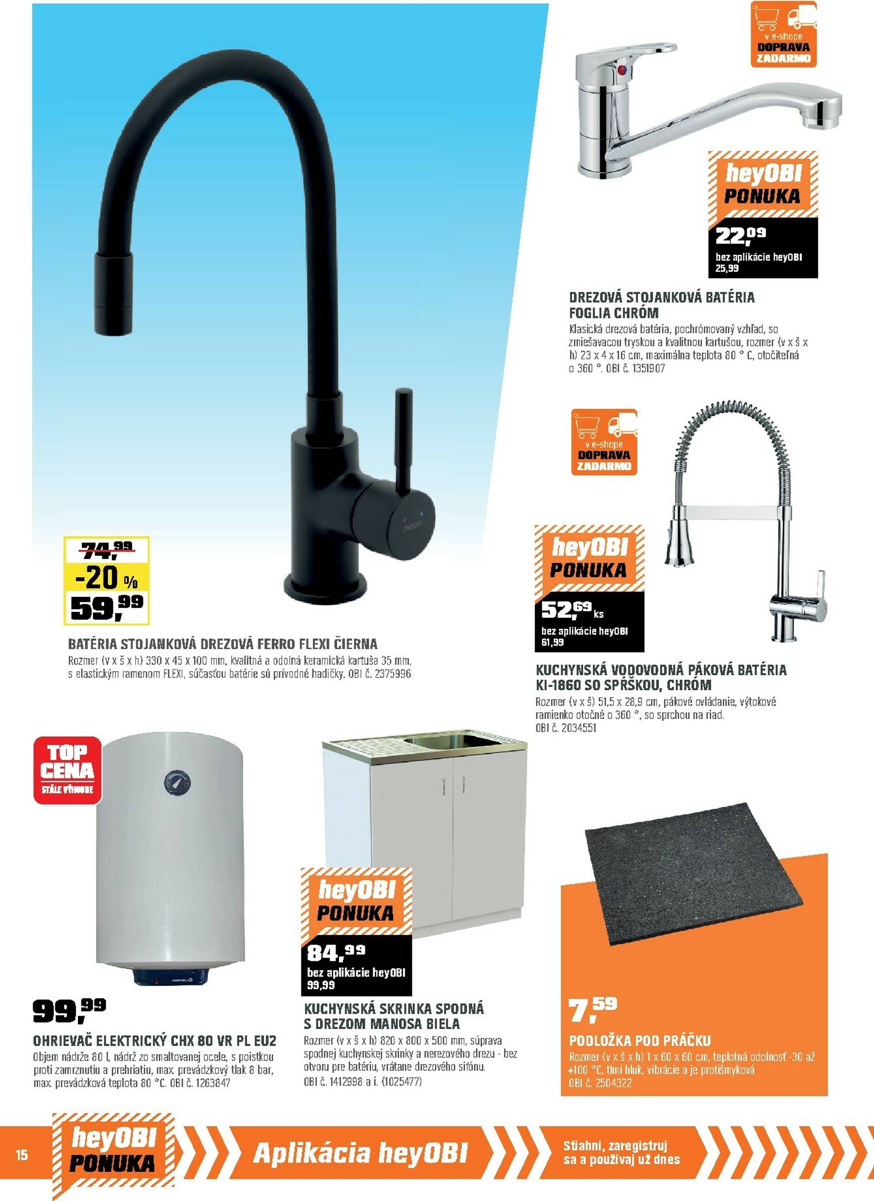 Page 16 of Aktuálny obi leták platný od nedele 01.02 do 28.02