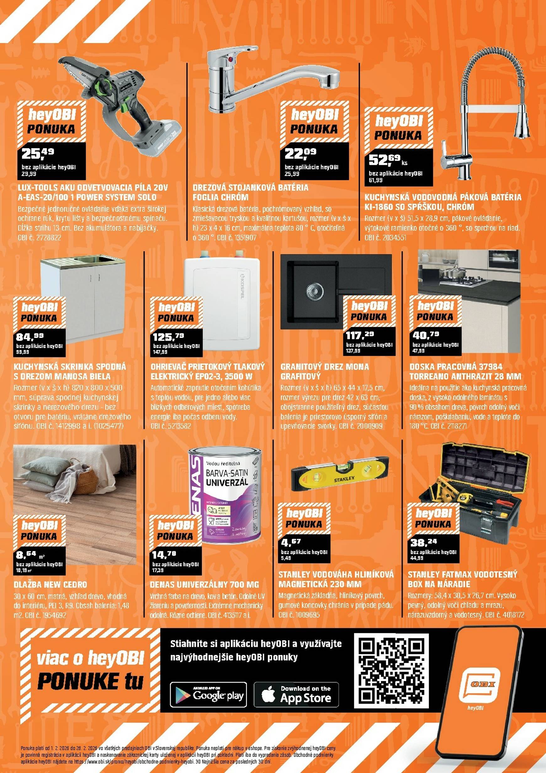 Page 11 of Aktuálny obi leták platný od nedele 01.02 do 28.02