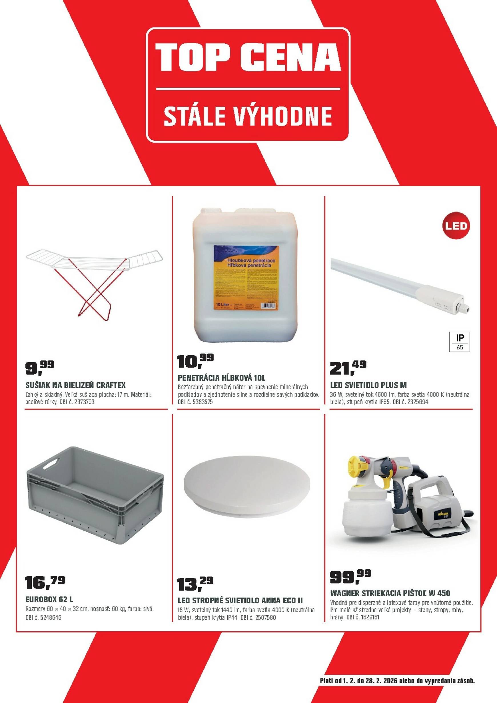 Page 17 of Aktuálny obi leták platný od nedele 01.02 do 28.02