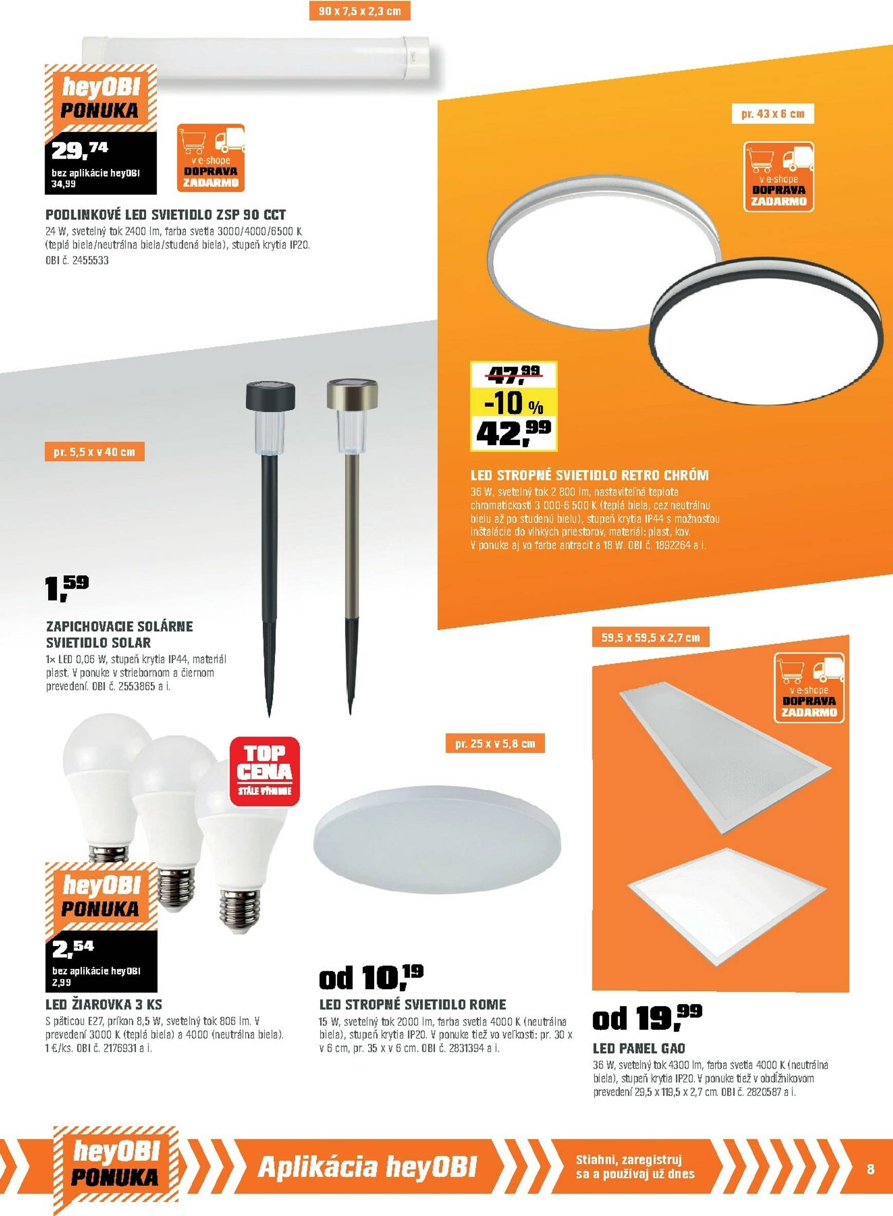 Page 9 of Aktuálny obi leták platný od nedele 01.02 do 28.02