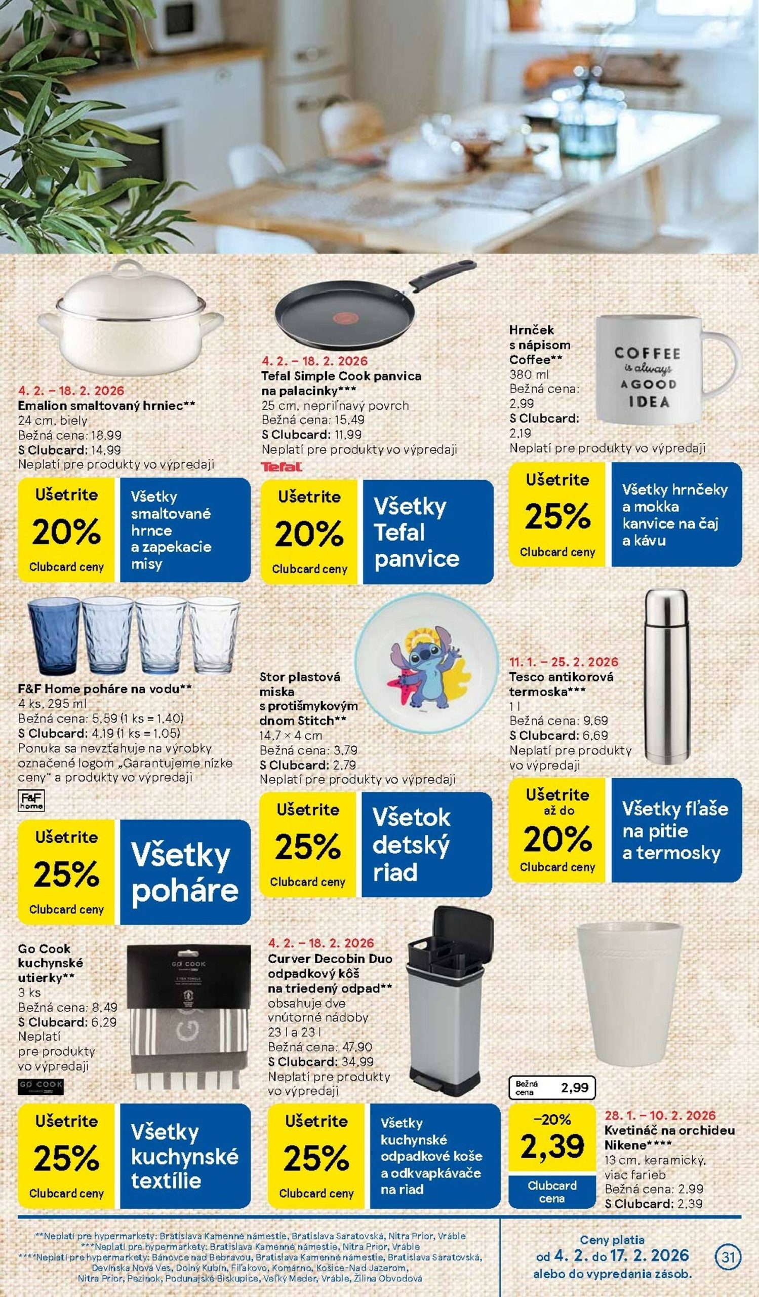 Page 31 of Aktuálny tesco leták platný od stredy 04.02 do 10.02