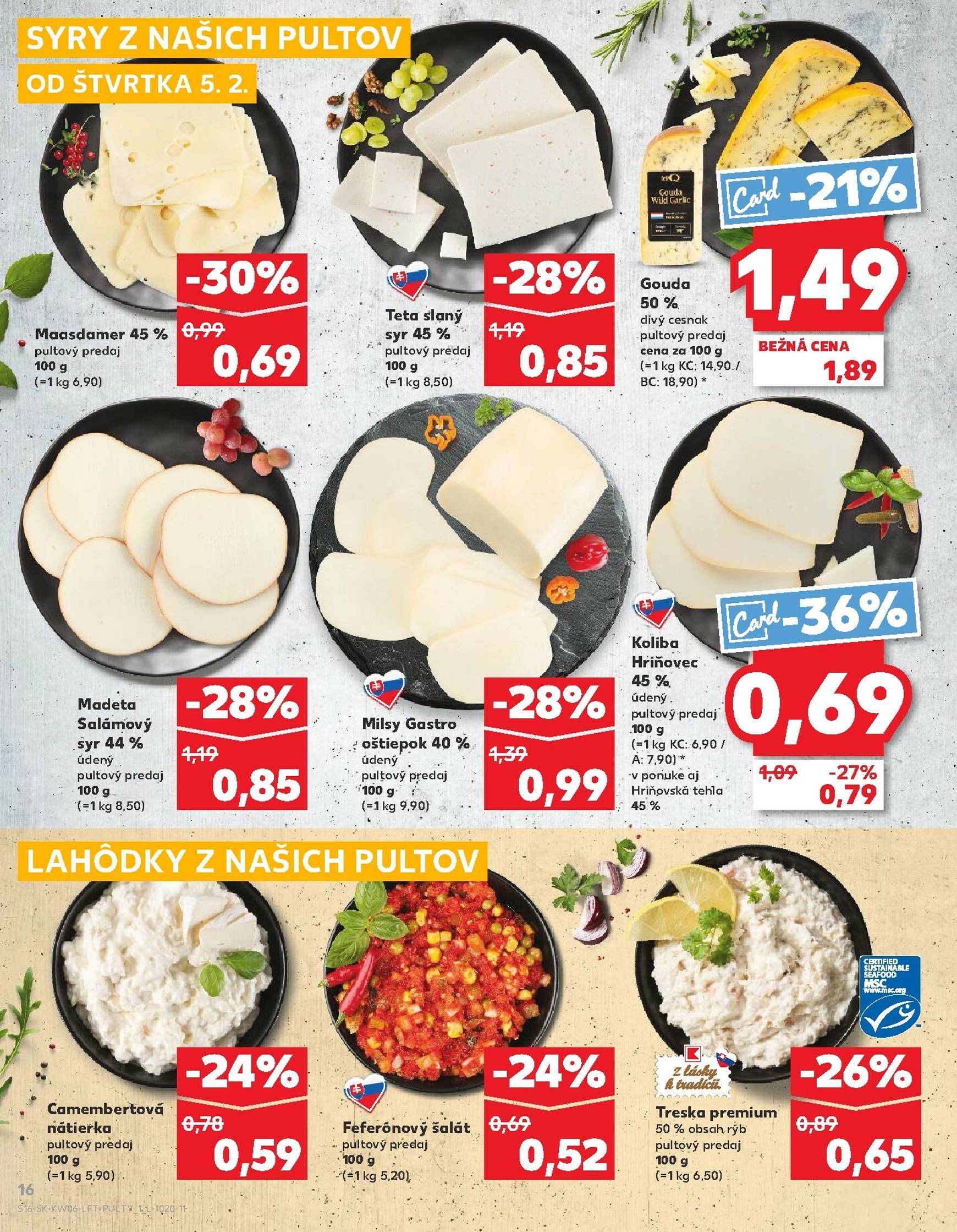 Page 16 of Aktuálny kaufland leták platný od štvrtka 05.02 do 11.02
