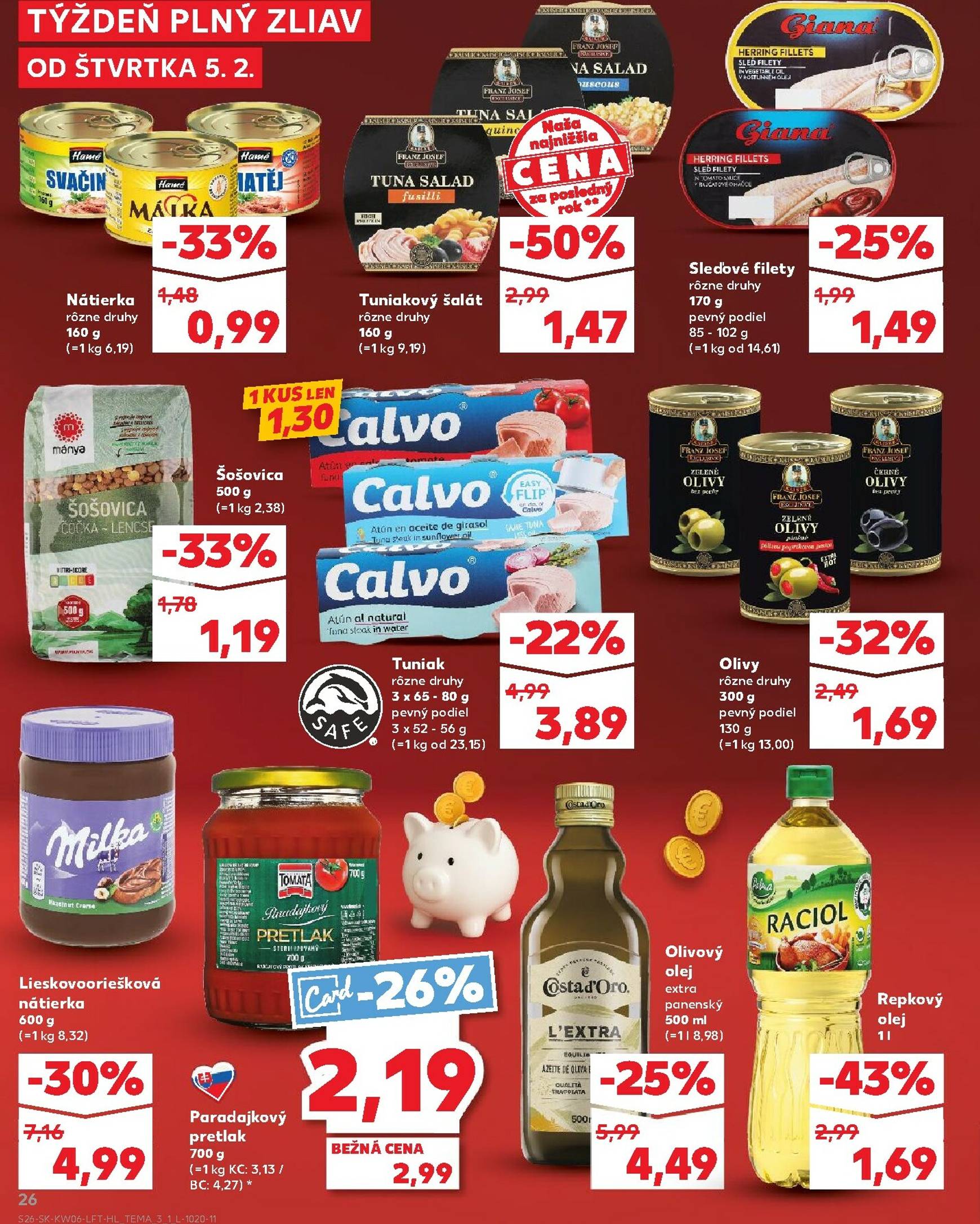 Page 26 of Aktuálny kaufland leták platný od štvrtka 05.02 do 11.02
