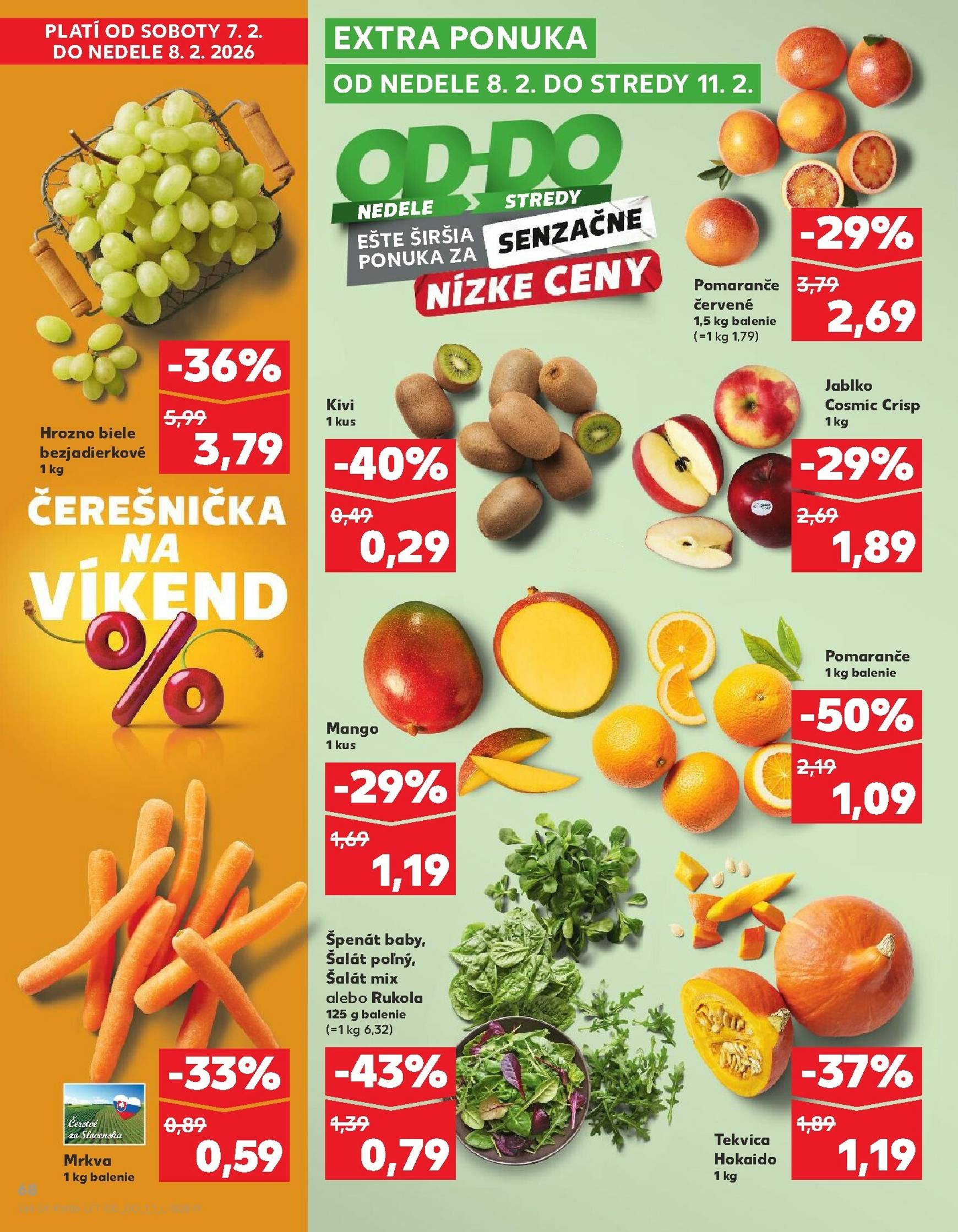 Page 68 of Aktuálny kaufland leták platný od štvrtka 05.02 do 11.02
