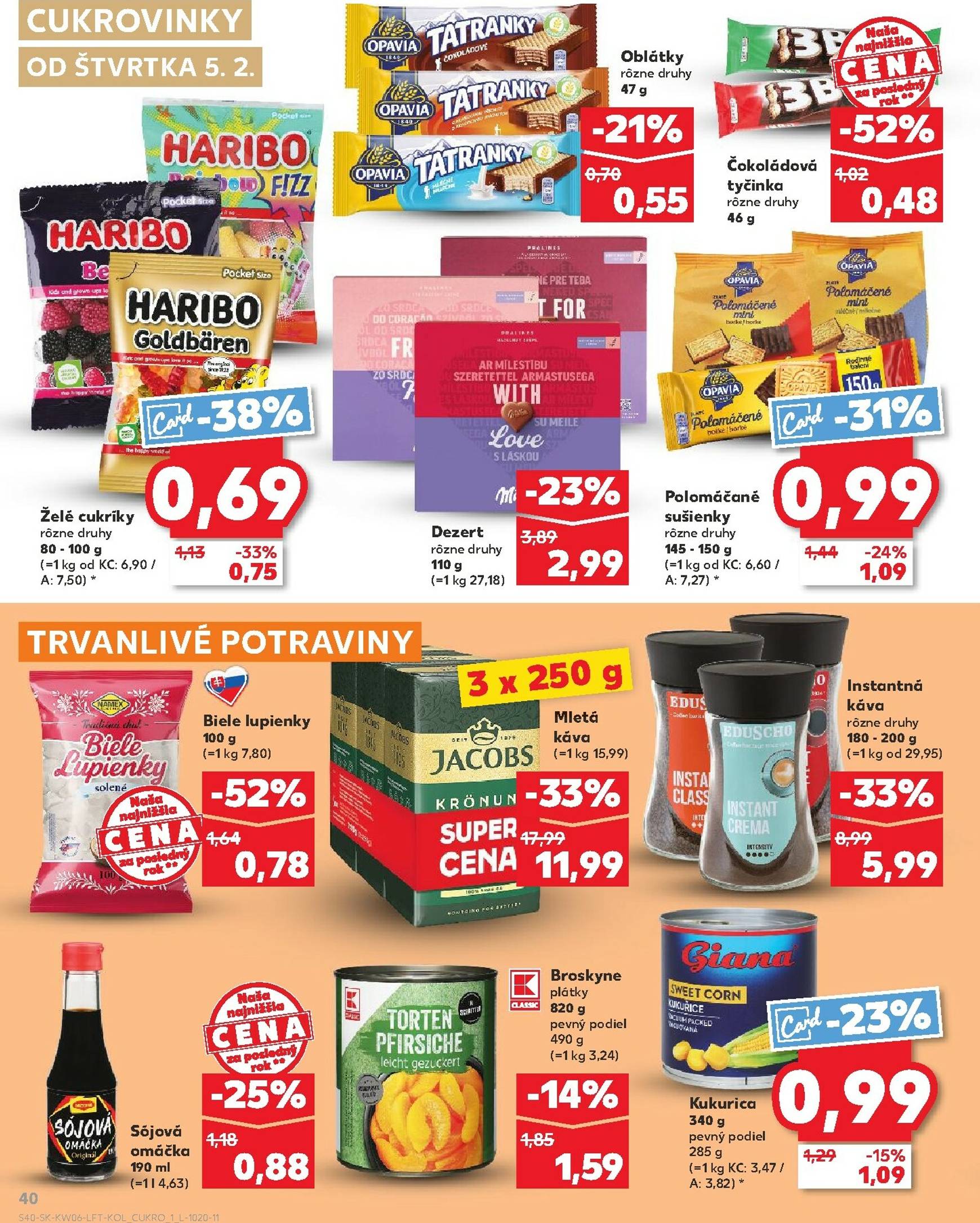Page 40 of Aktuálny kaufland leták platný od štvrtka 05.02 do 11.02