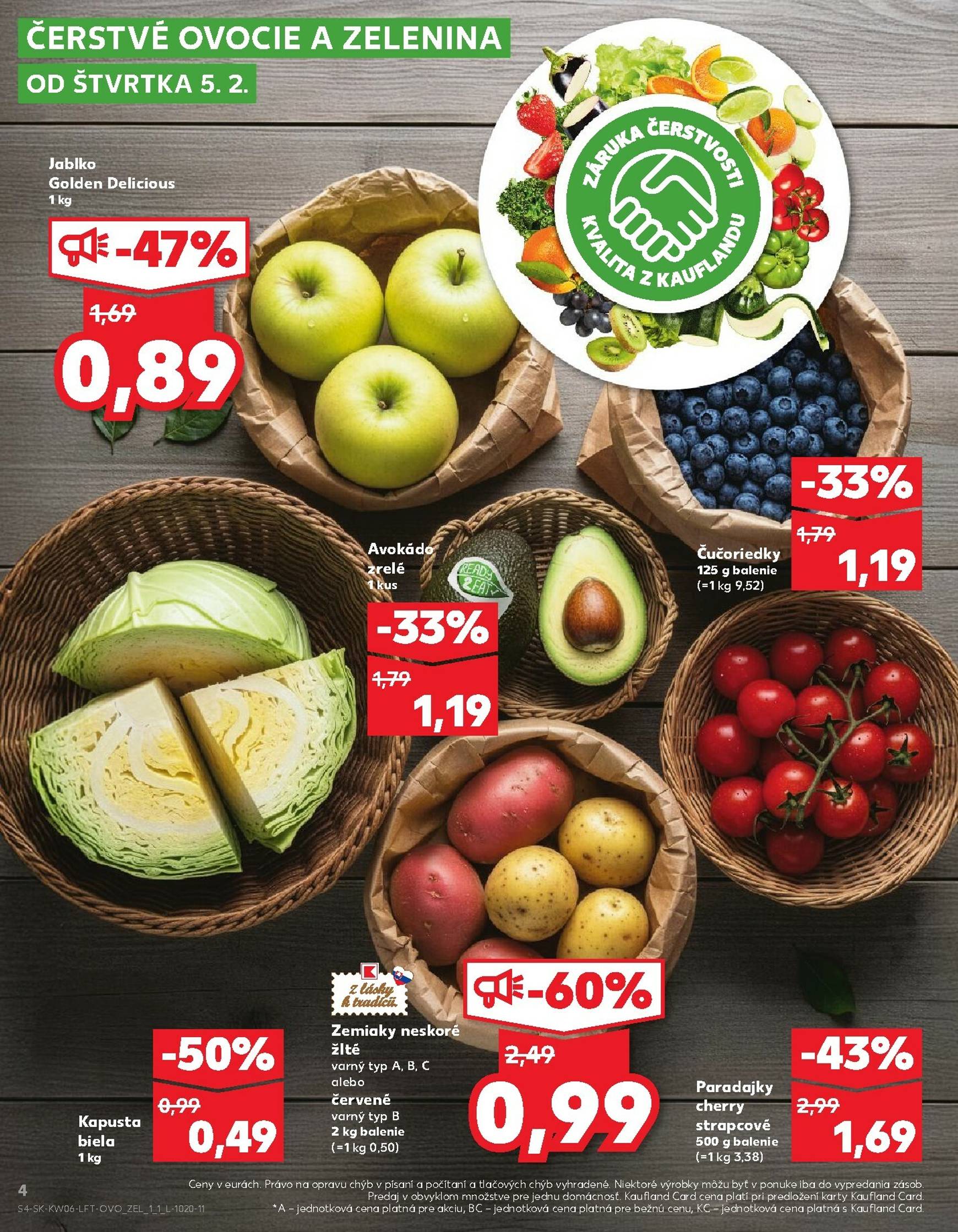 Page 4 of Aktuálny kaufland leták platný od štvrtka 05.02 do 11.02