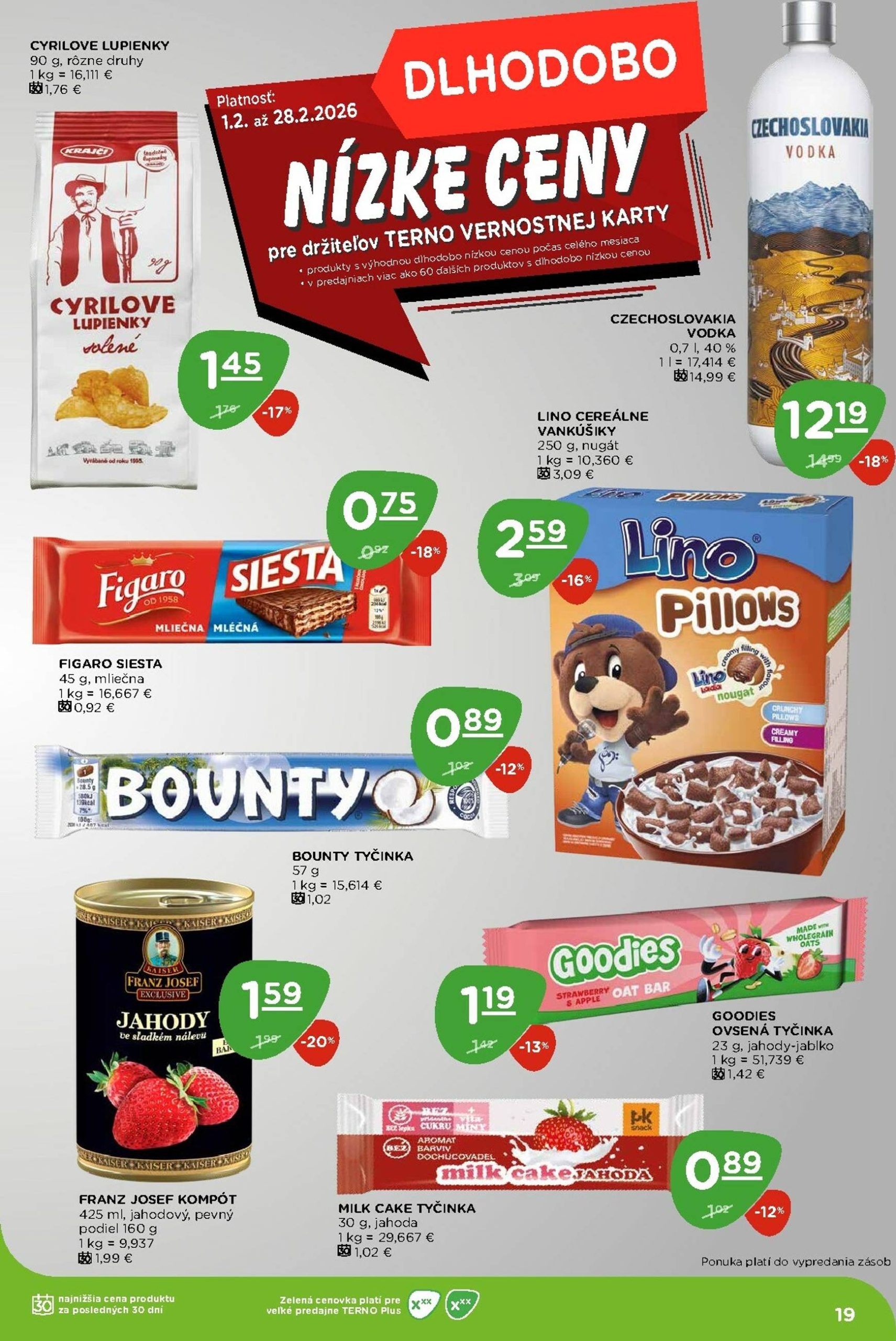 Page 19 of Aktuálny terno leták platný od štvrtka 05.02 do 11.02