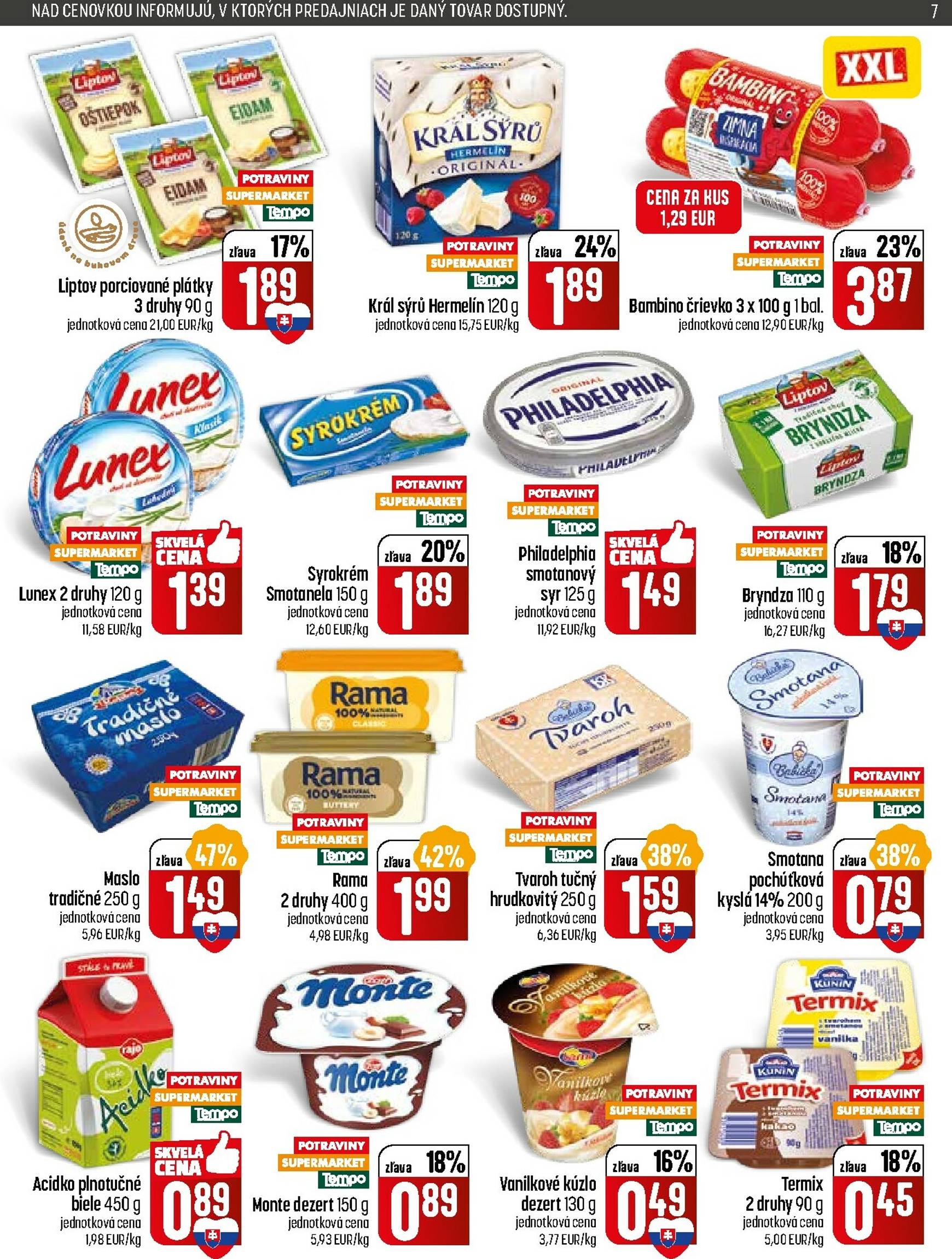 Page 7 of Aktuálny coop-jednota leták platný od štvrtka 05.02 do 11.02