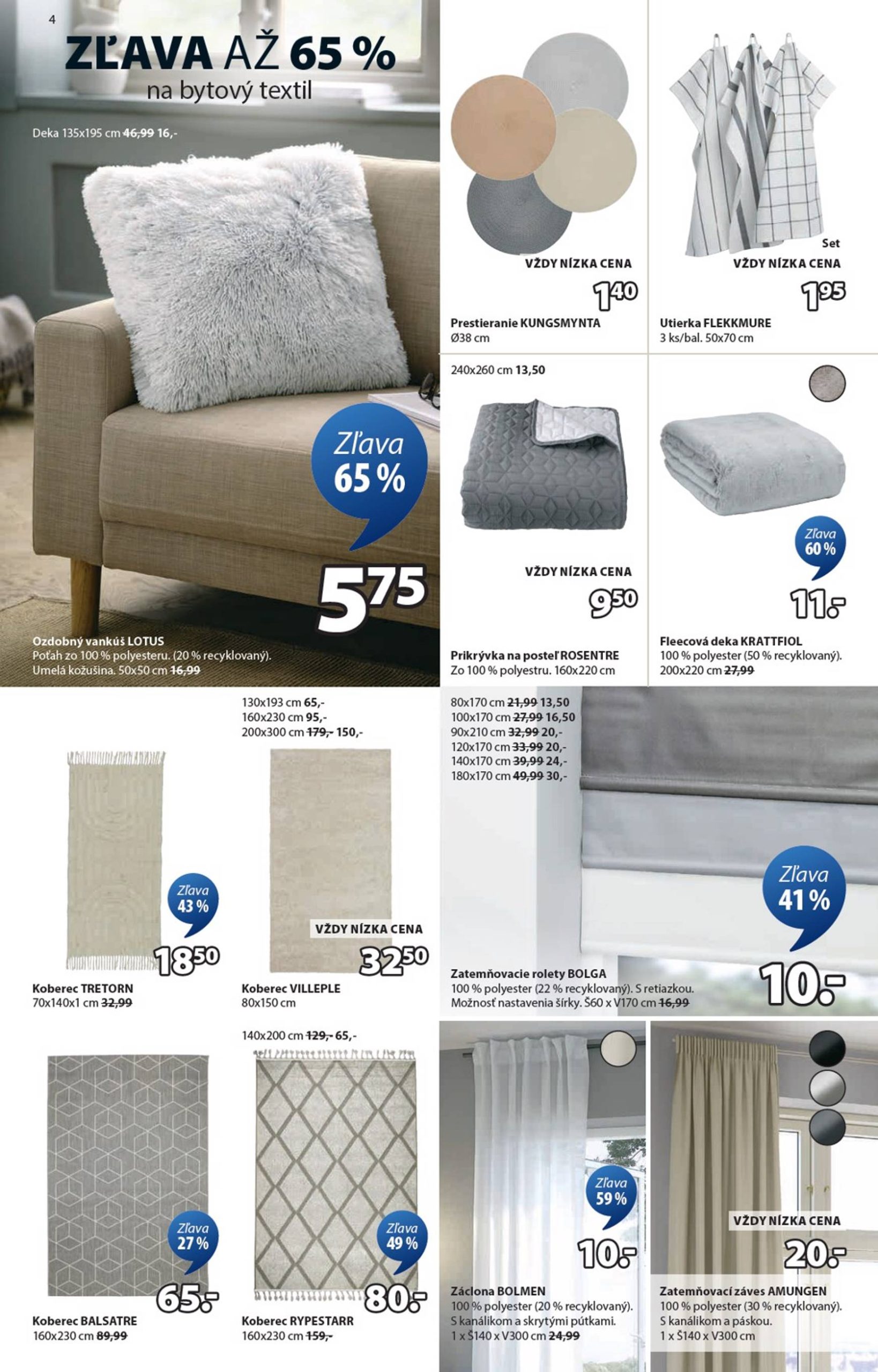 Page 4 of Aktuálny jysk leták platný od stredy 04.02 do 08.03