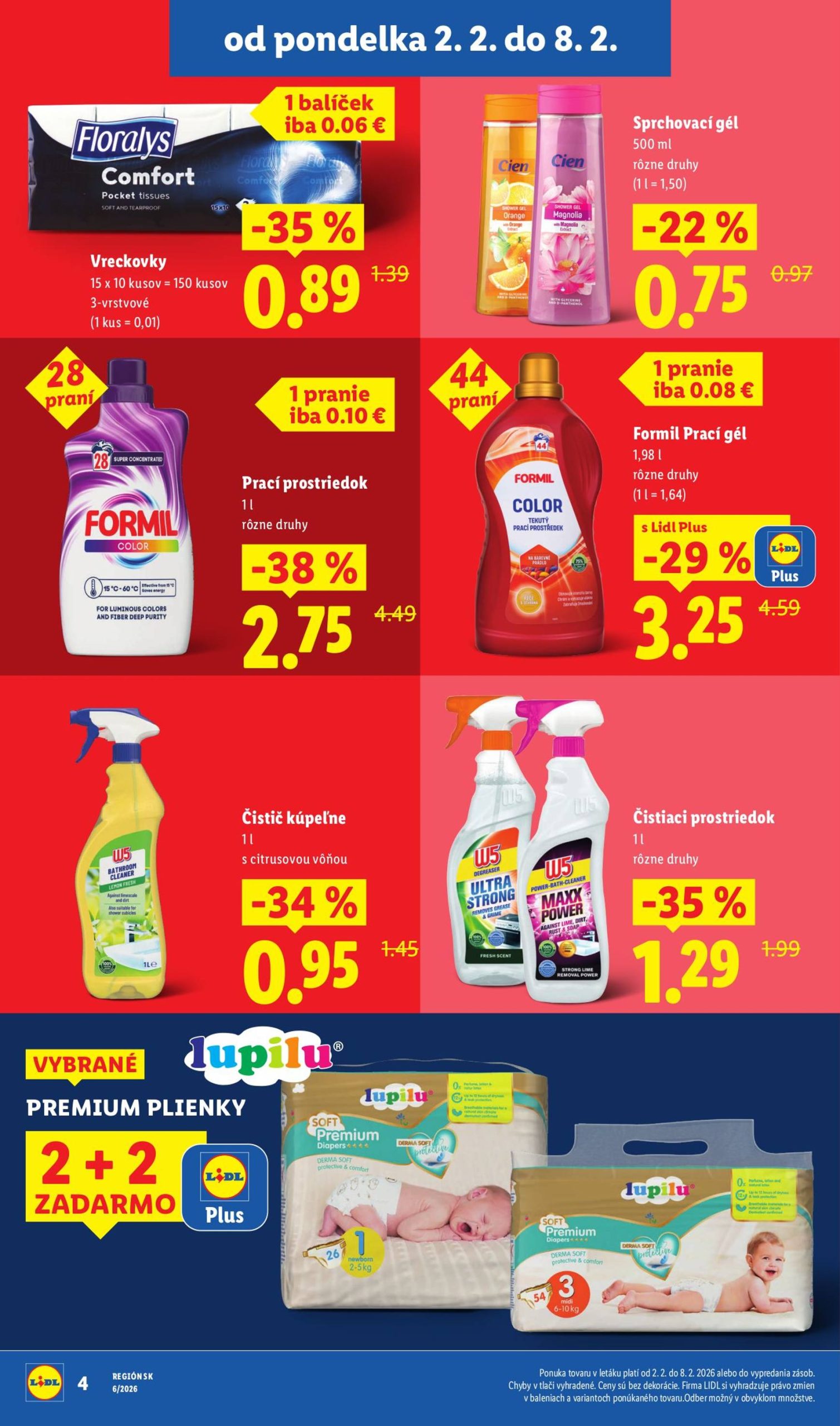 Page 6 of Aktuálny lidl leták platný od pondelka 02.02 do 08.02