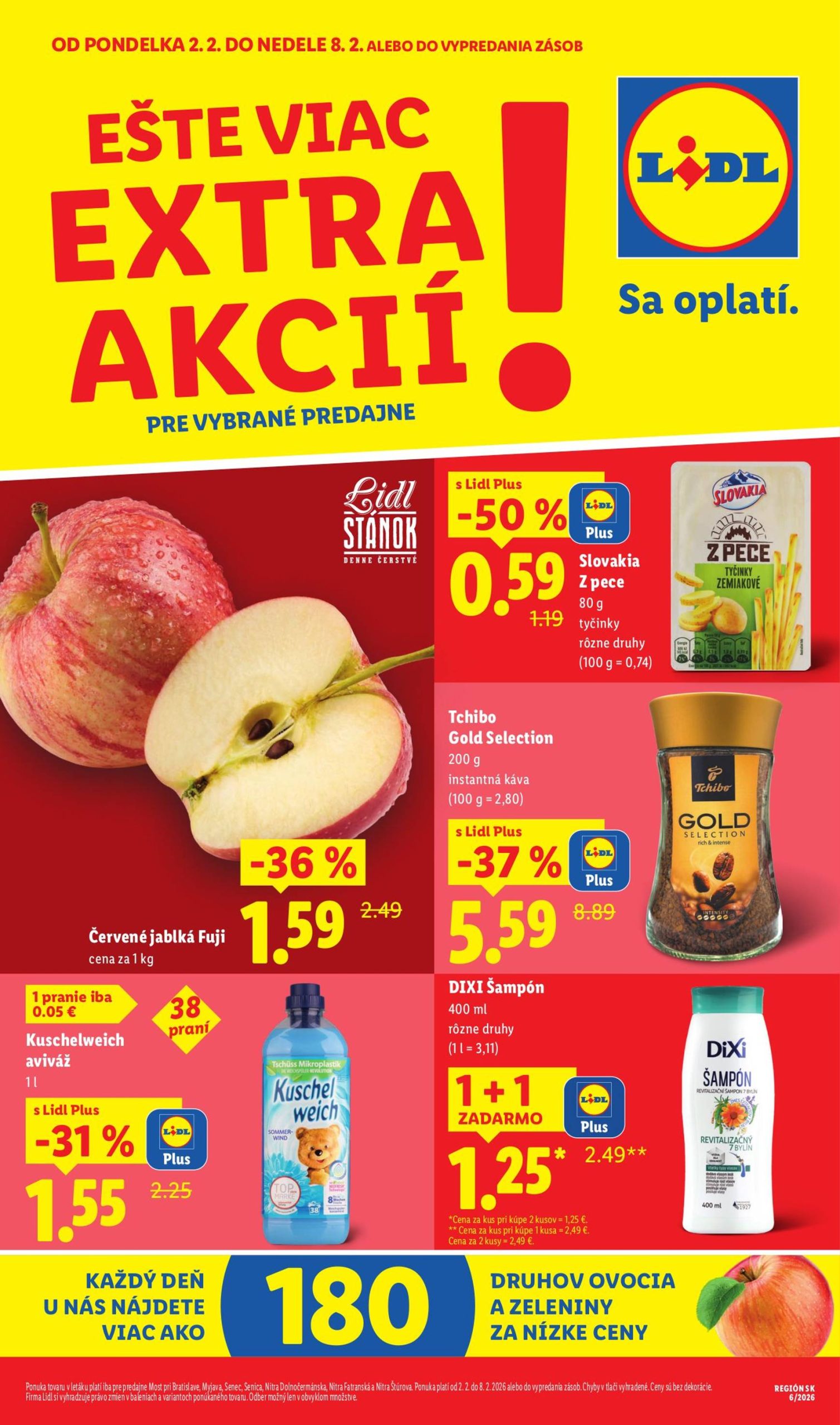 Page 1 of Aktuálny lidl leták platný od pondelka 02.02 do 08.02