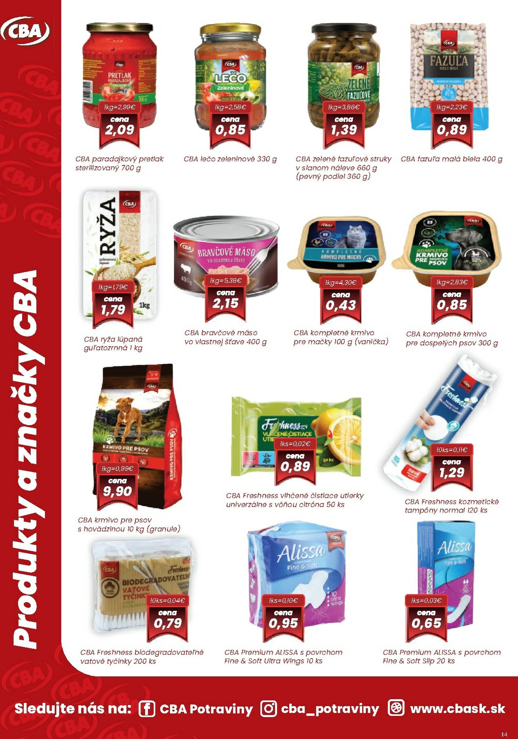 Page 14 of Aktuálny cba leták platný od štvrtka 05.02 do 18.02