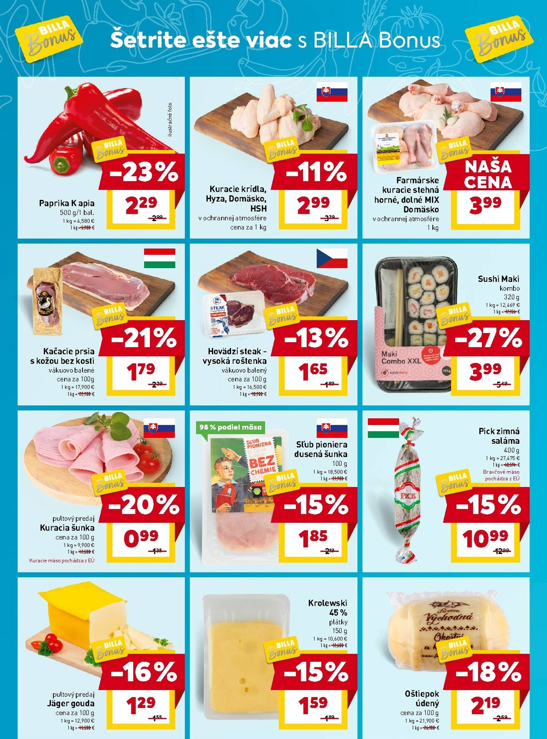 Page 2 of Aktuálny billa leták platný od stredy 04.02 do 17.02