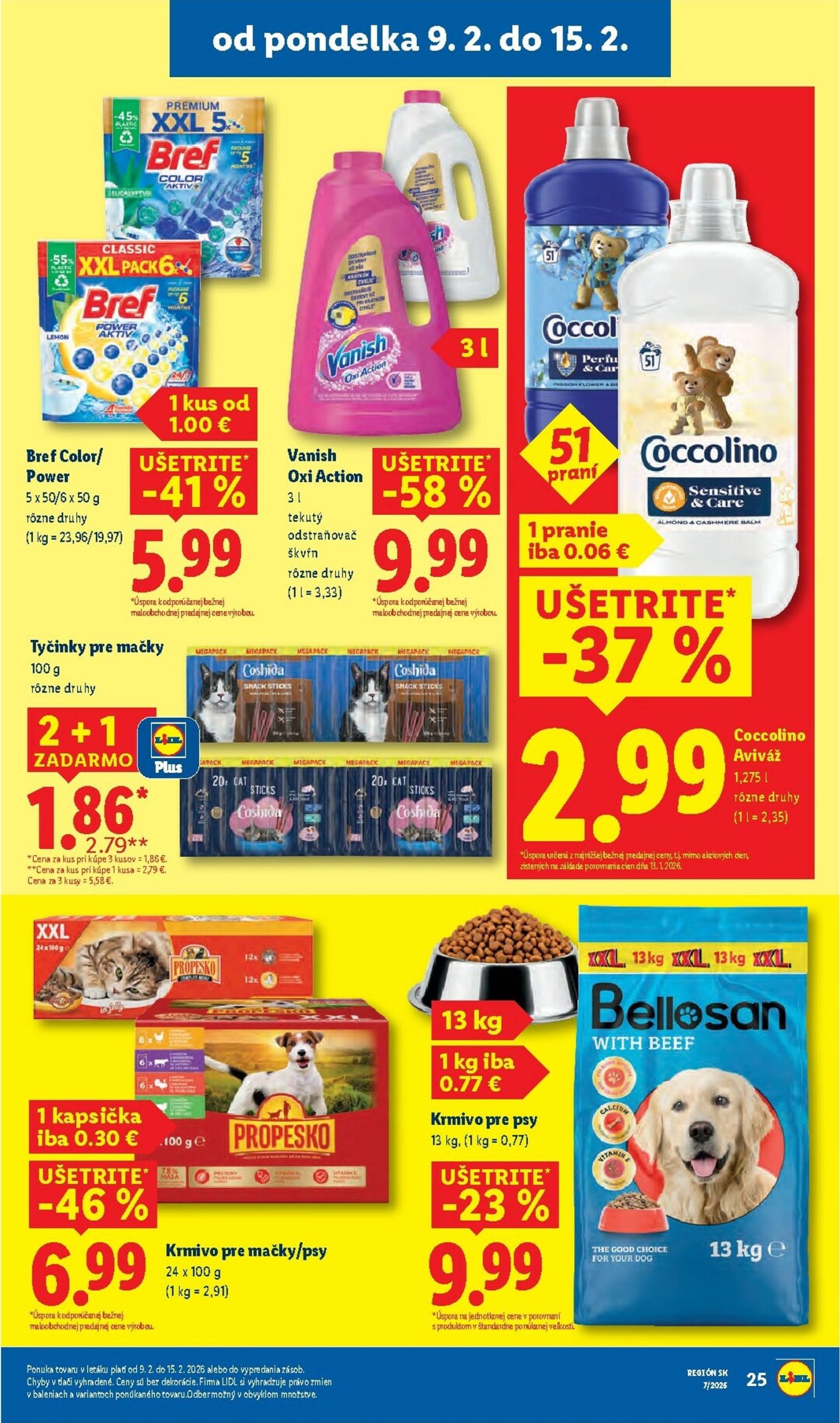 Page 25 of Aktuálny lidl leták platný od pondelka 09.02 do 15.02