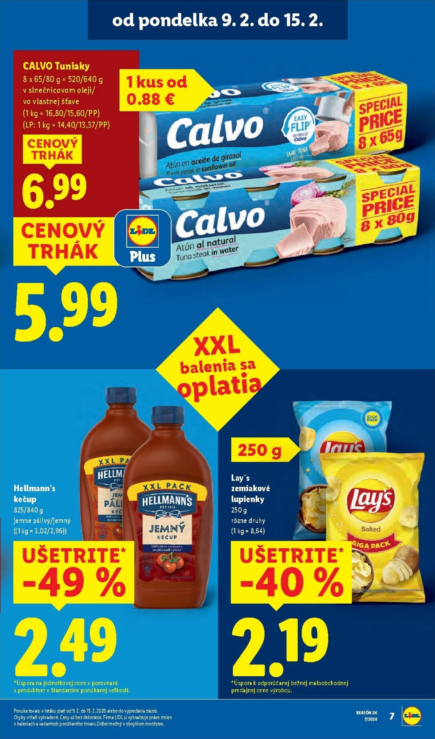Page 7 of Aktuálny lidl leták platný od pondelka 09.02 do 15.02