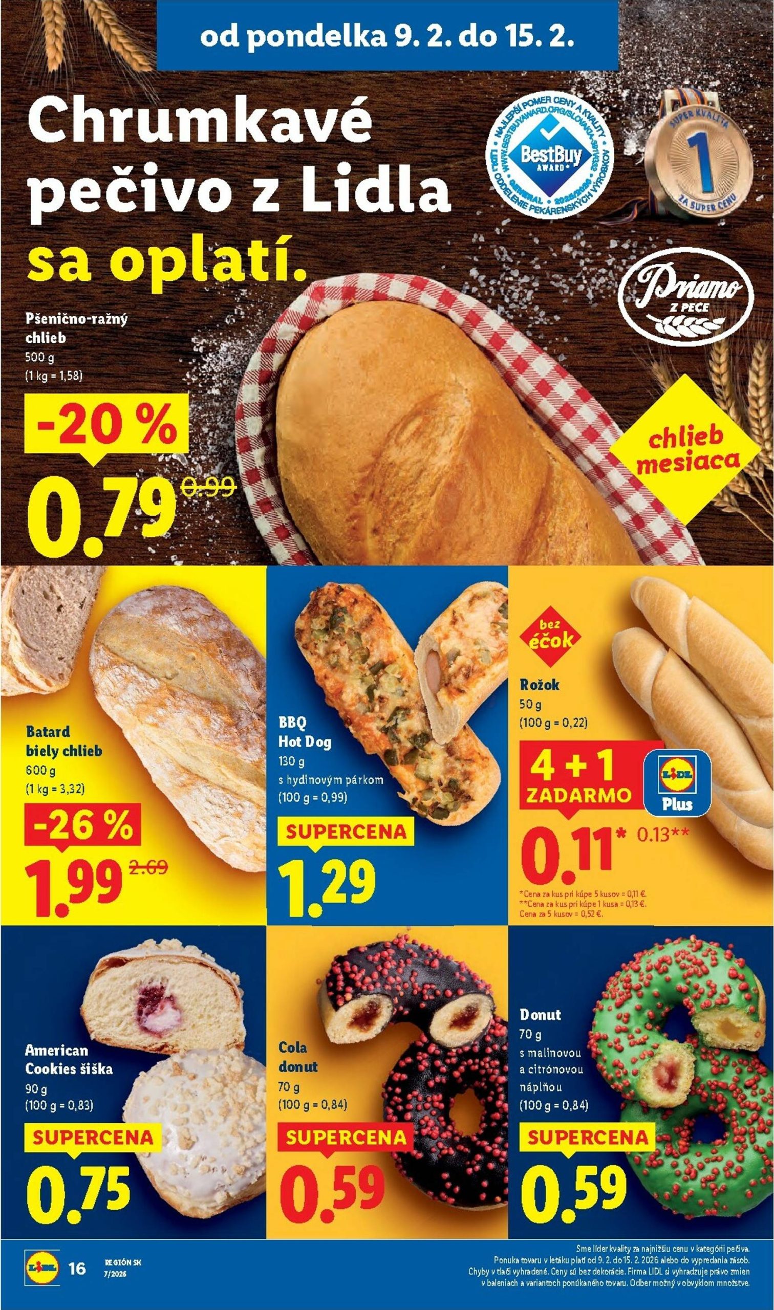 Page 16 of Aktuálny lidl leták platný od pondelka 09.02 do 15.02
