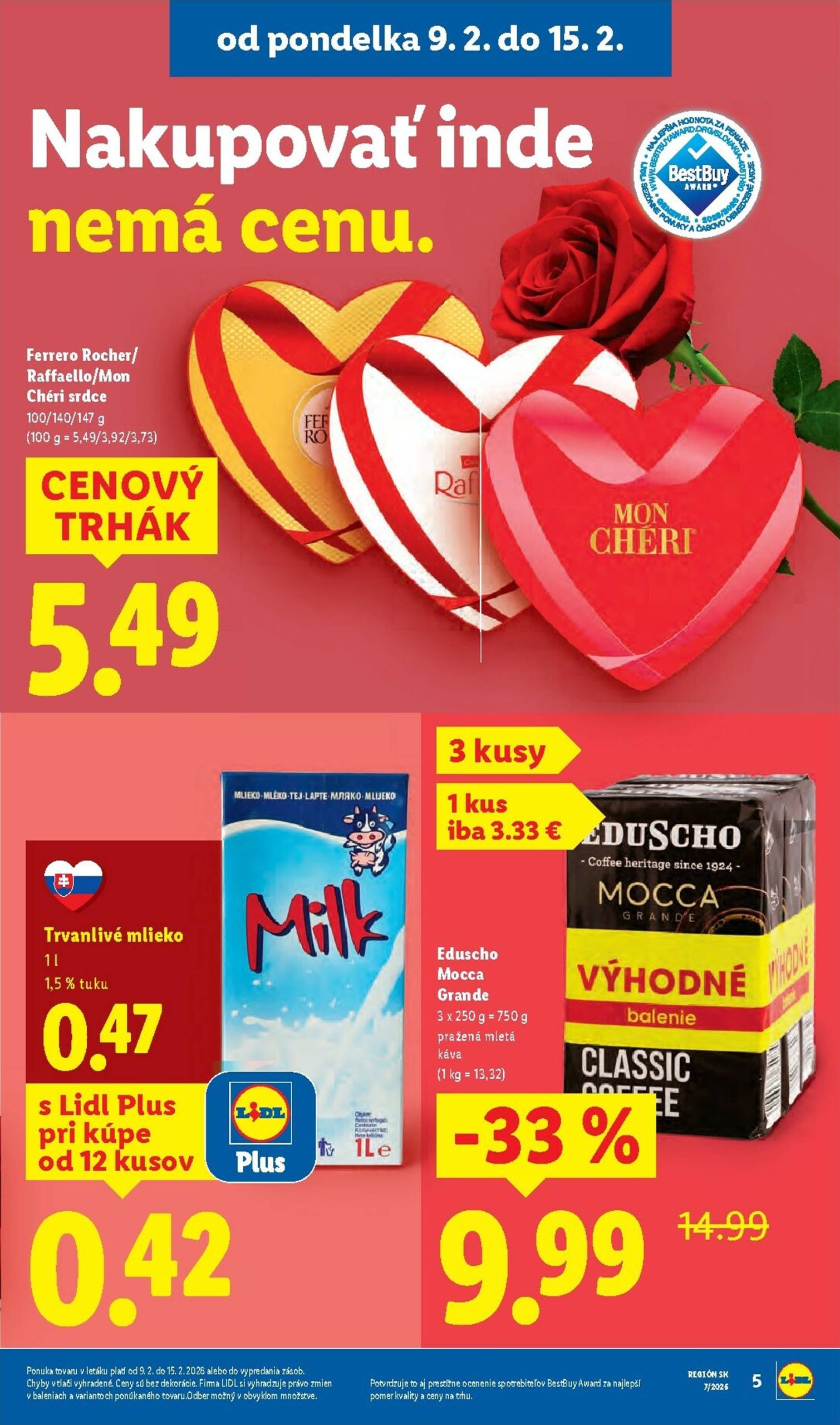 Page 5 of Aktuálny lidl leták platný od pondelka 09.02 do 15.02