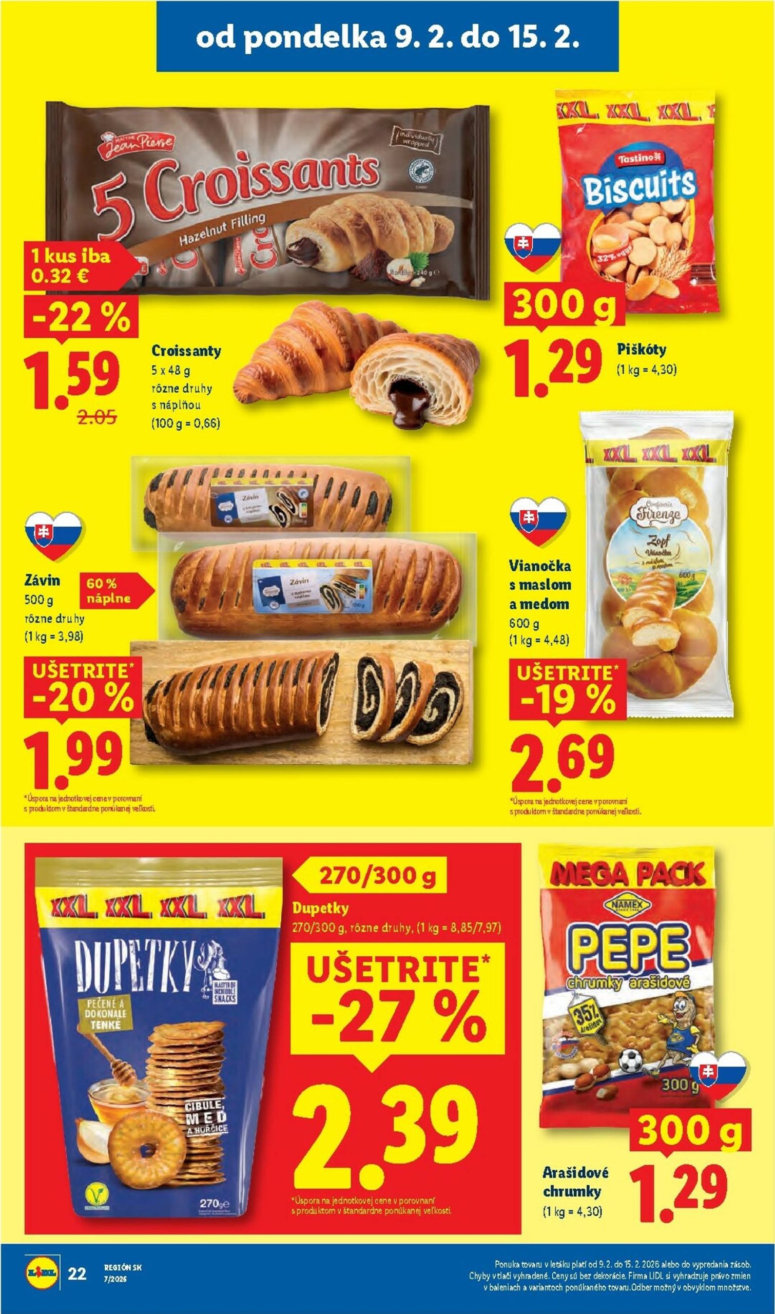 Page 22 of Aktuálny lidl leták platný od pondelka 09.02 do 15.02