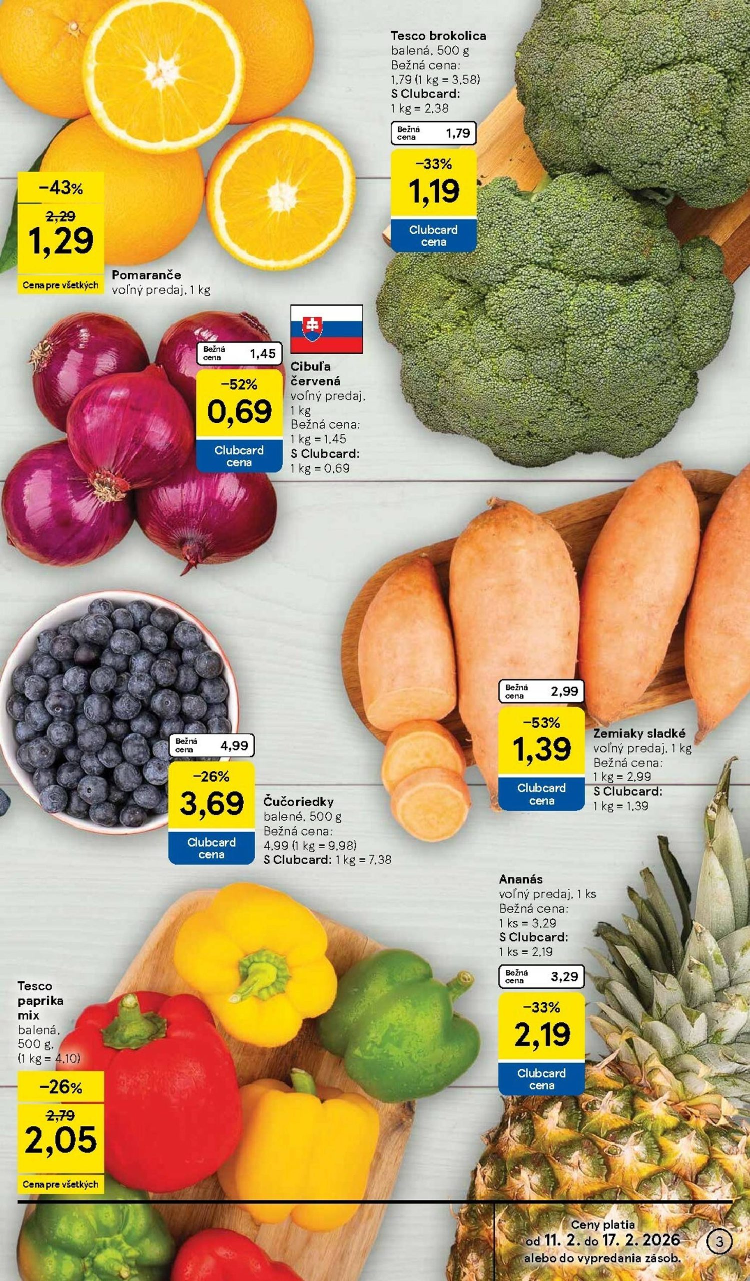 Page 3 of Aktuálny tesco leták platný od stredy 11.02 do 17.02