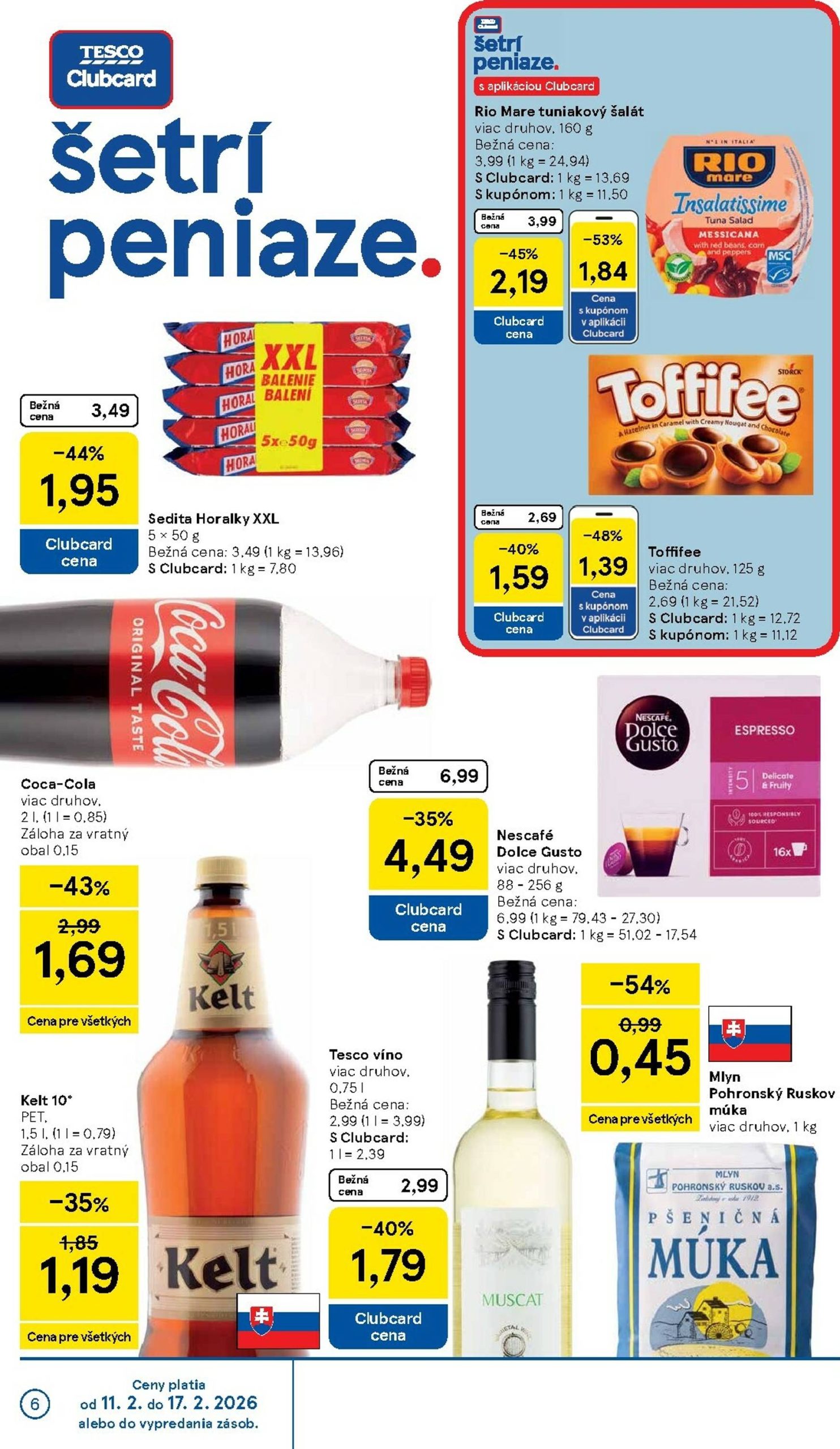 Page 6 of Aktuálny tesco leták platný od stredy 11.02 do 17.02