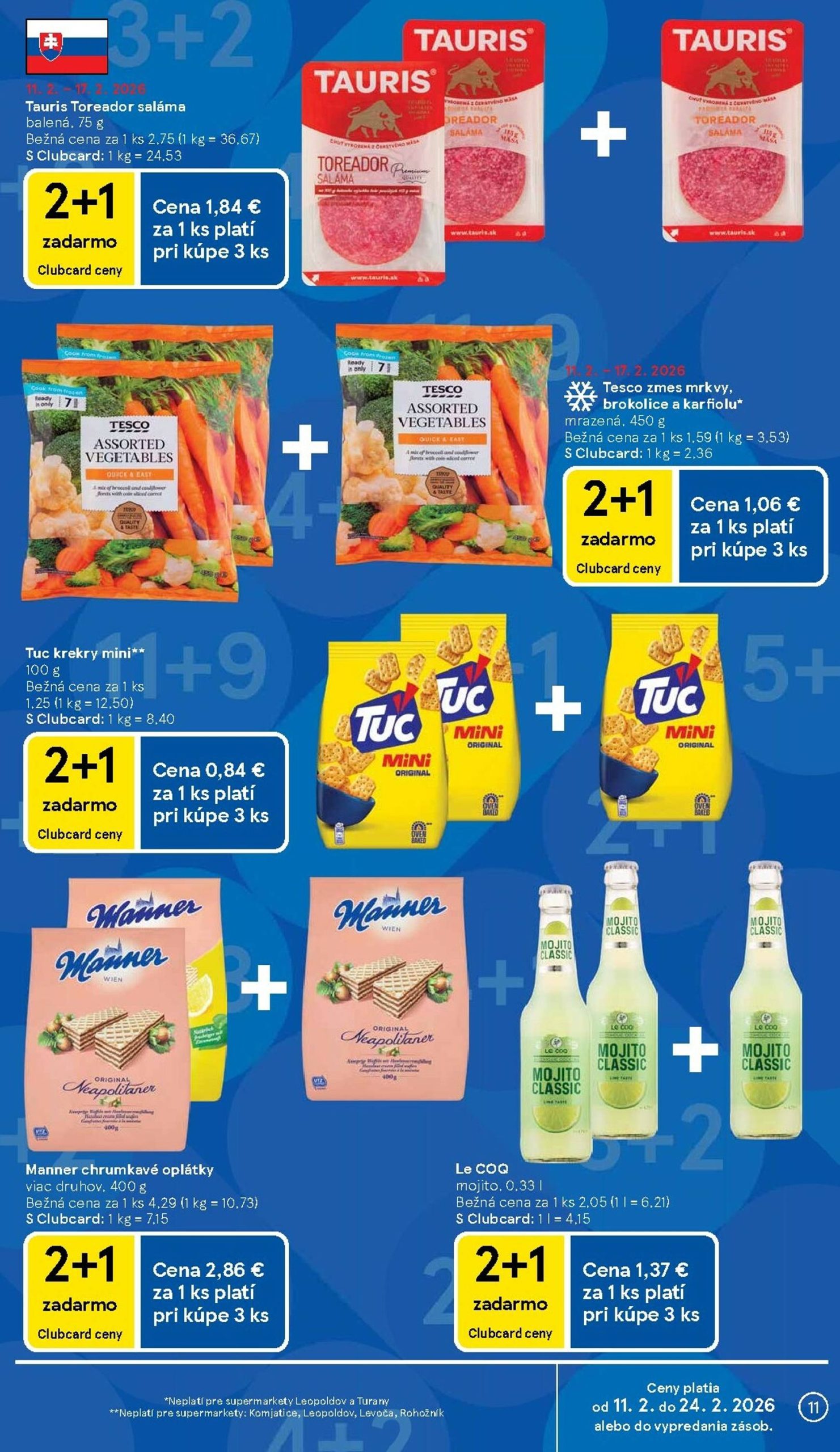 Page 11 of Aktuálny tesco leták platný od stredy 11.02 do 17.02
