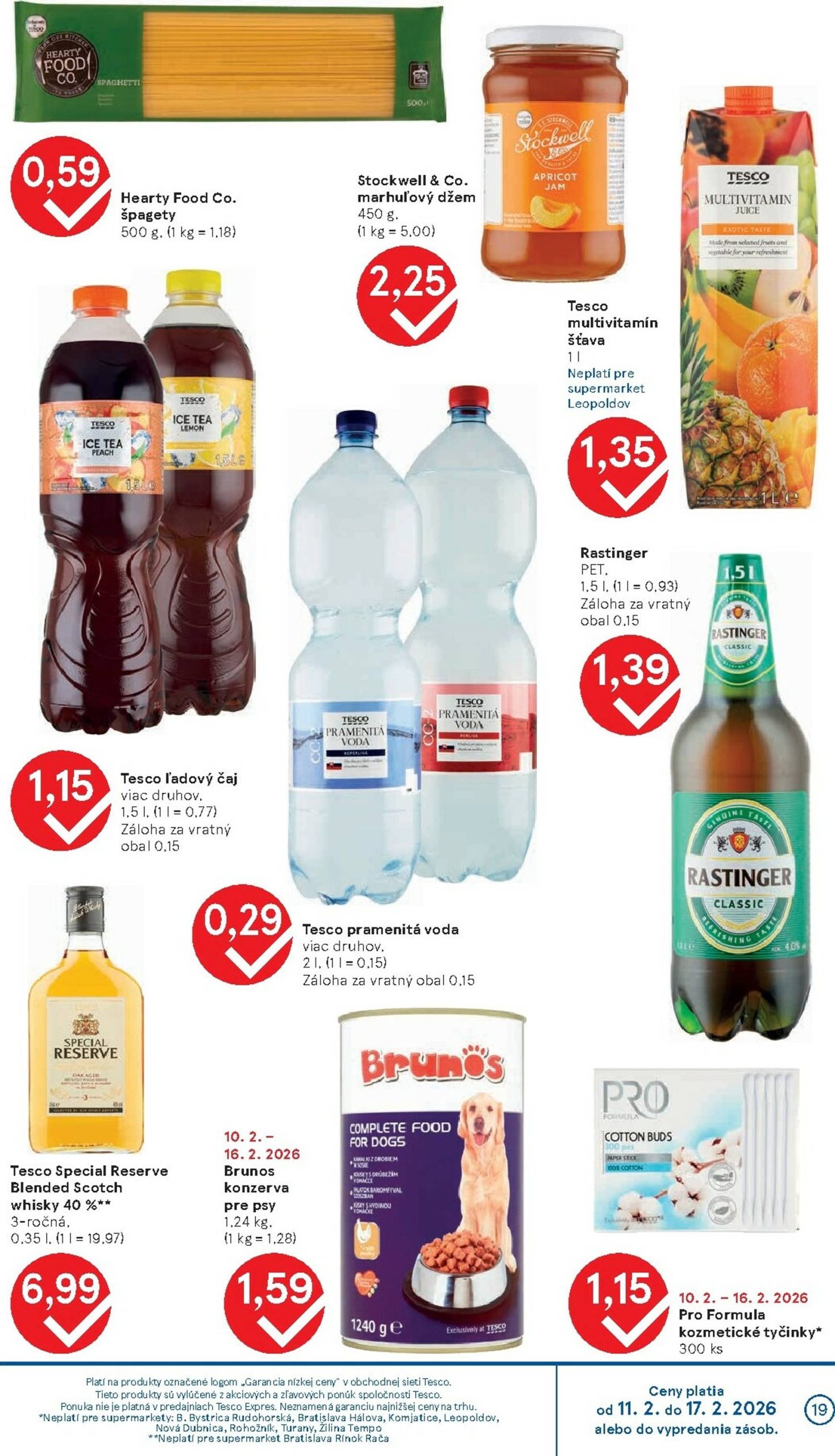 Page 19 of Aktuálny tesco leták platný od stredy 11.02 do 17.02