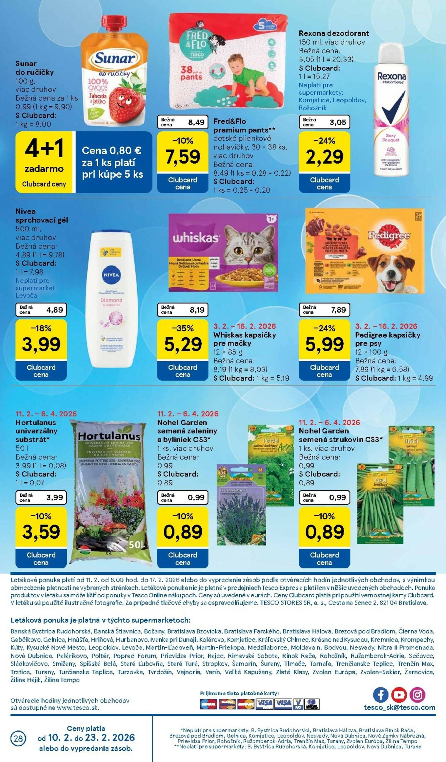 Page 28 of Aktuálny tesco leták platný od stredy 11.02 do 17.02
