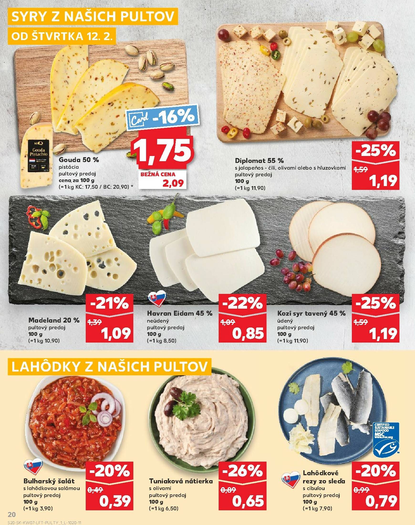 Page 20 of Aktuálny kaufland leták platný od štvrtka 12.02 do 18.02