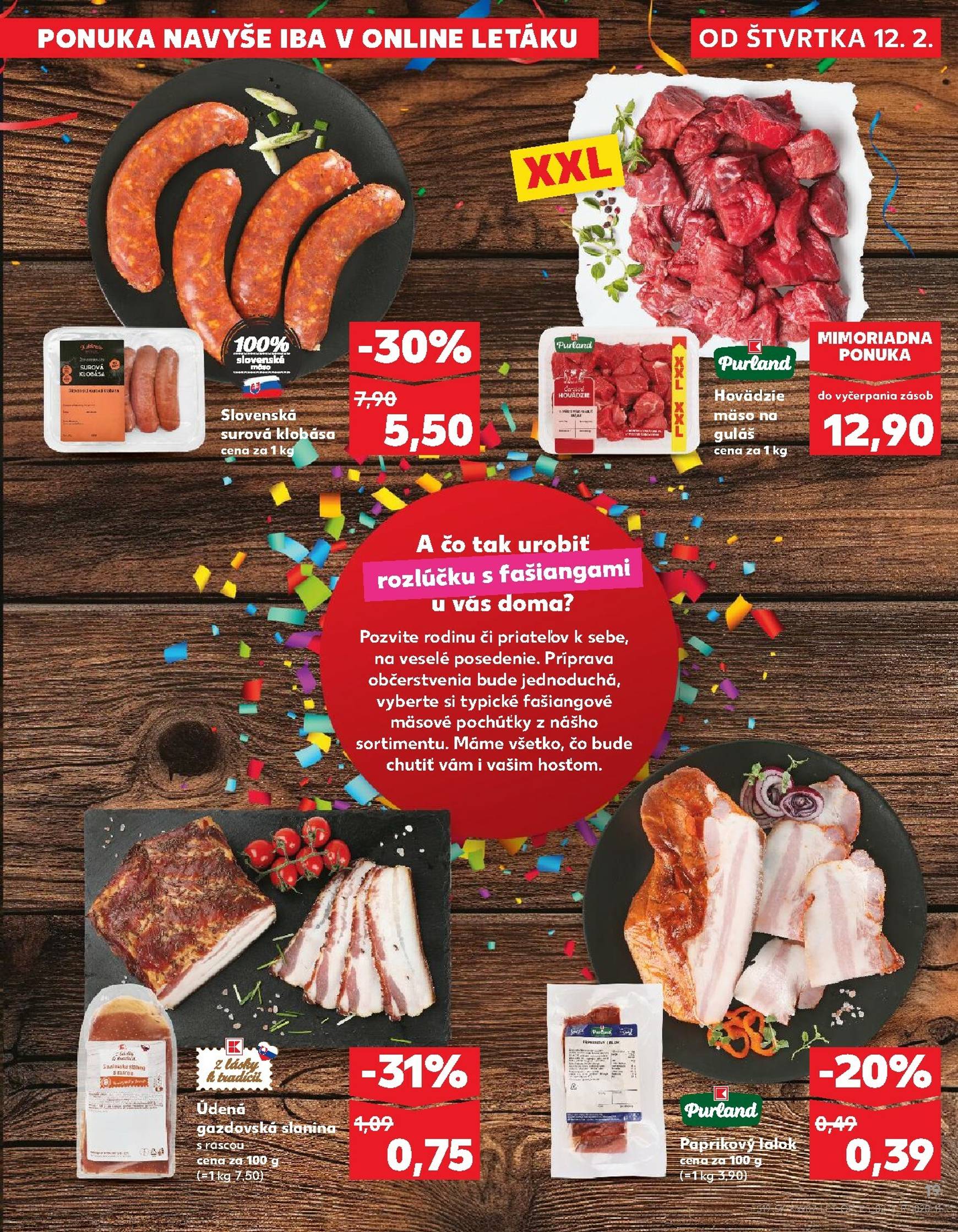 Page 19 of Aktuálny kaufland leták platný od štvrtka 12.02 do 18.02