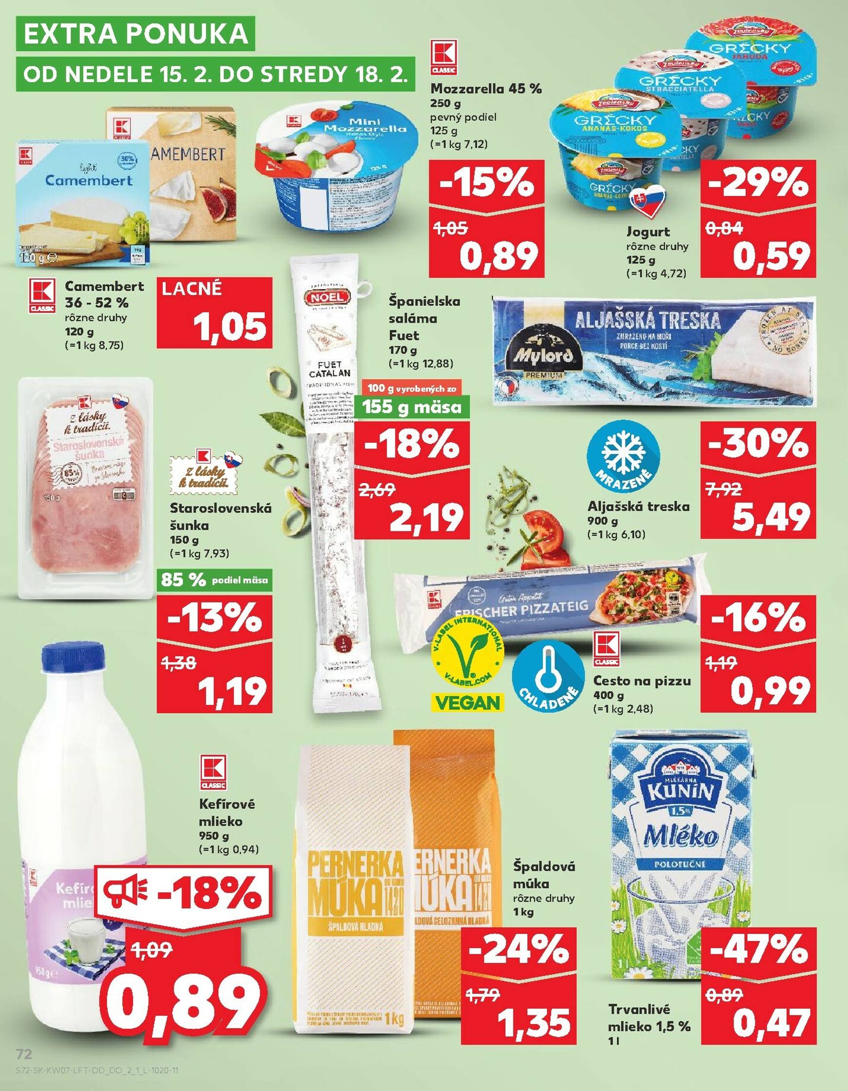 Page 72 of Aktuálny kaufland leták platný od štvrtka 12.02 do 18.02