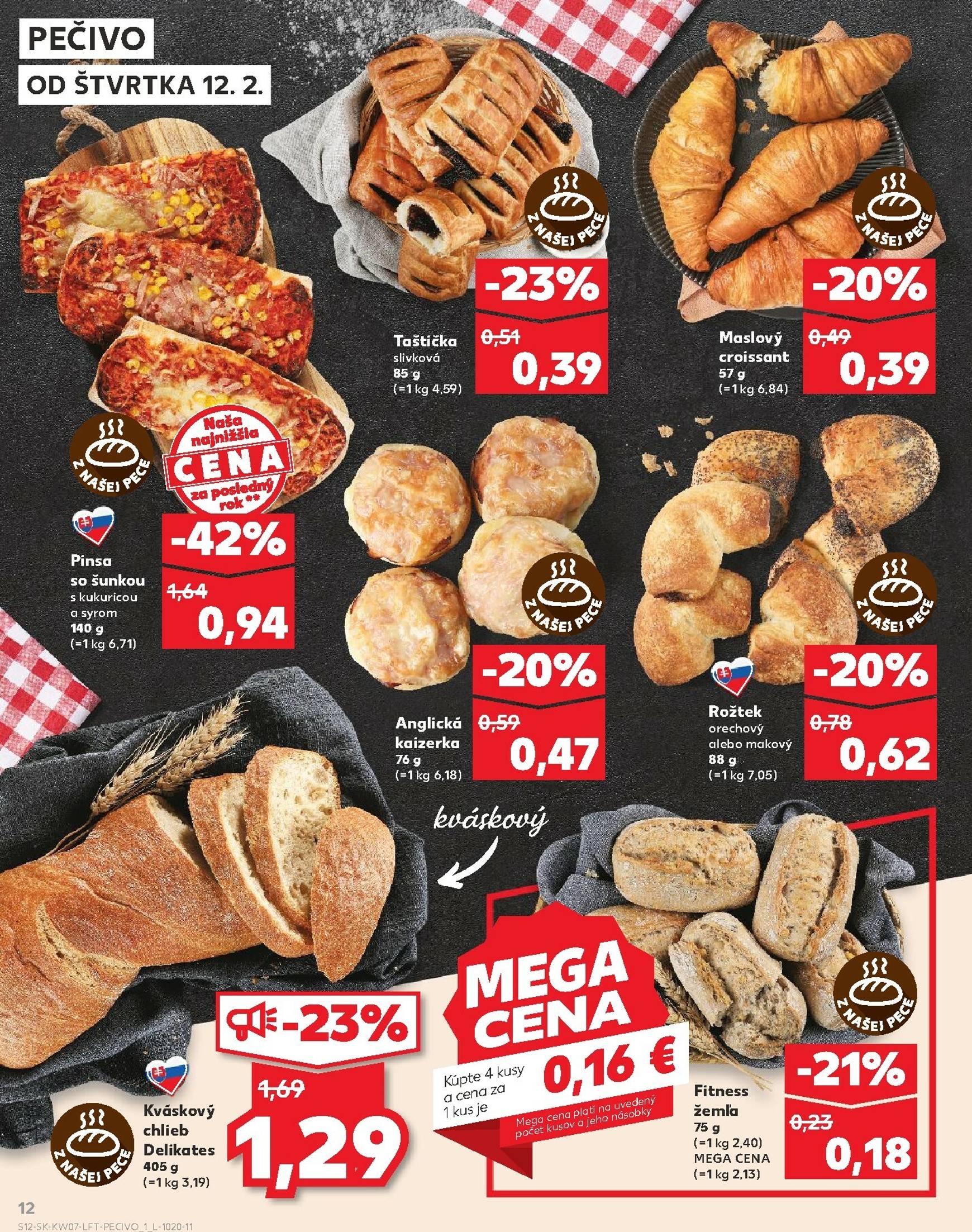 Page 12 of Aktuálny kaufland leták platný od štvrtka 12.02 do 18.02