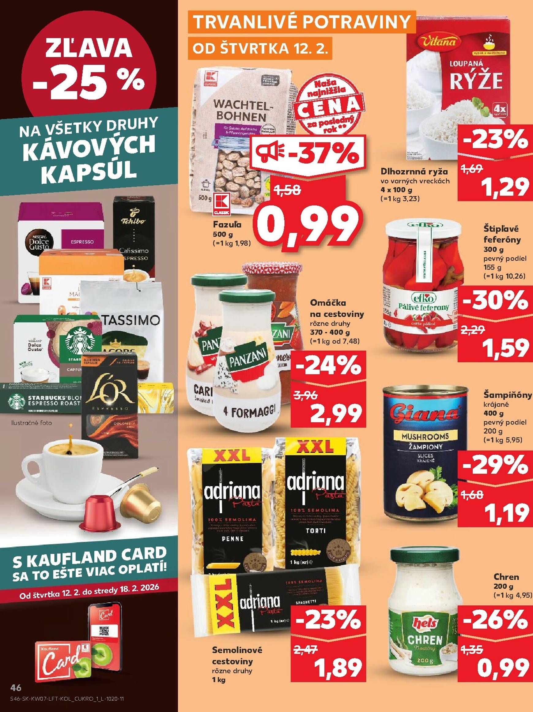 Page 46 of Aktuálny kaufland leták platný od štvrtka 12.02 do 18.02