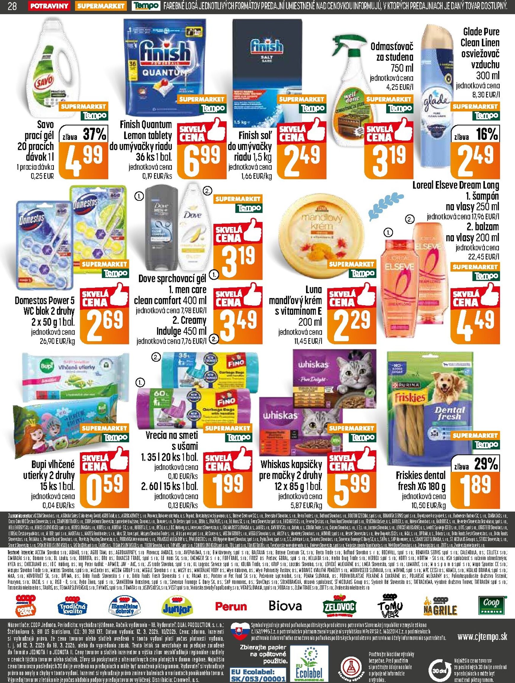 Page 28 of Aktuálny coop-jednota leták platný od štvrtka 12.03 do 18.03