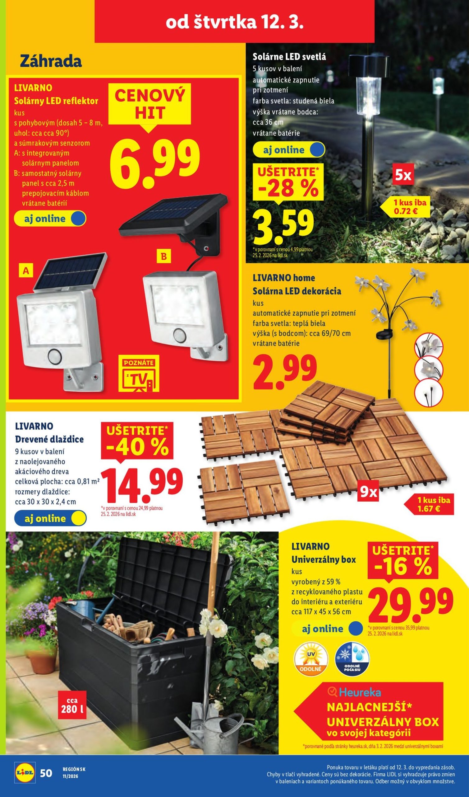 Page 36 of Aktuálny lidl leták platný od štvrtka 12.03 do 15.03