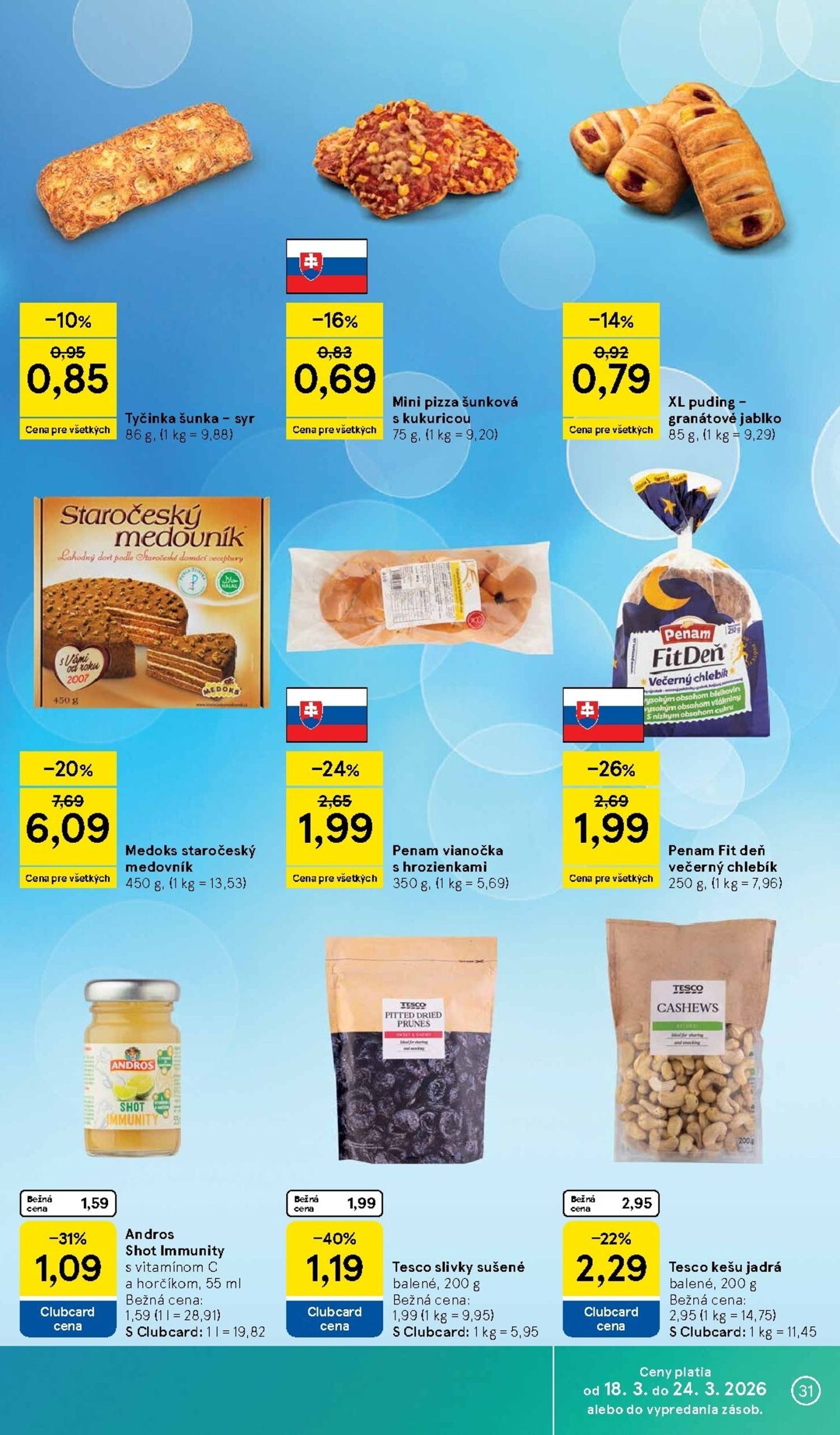Page 31 of Aktuálny tesco leták platný od stredy 18.03 do 24.03